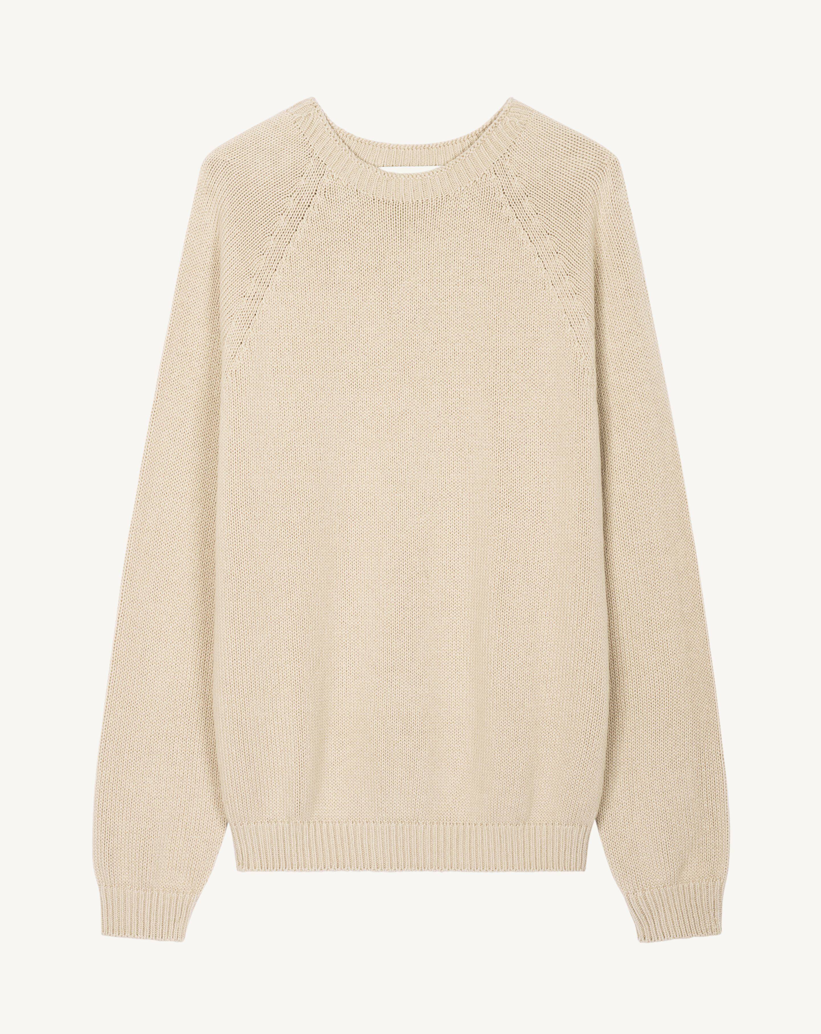 Col rond sans coutures-TOURTERELLE-80% coton 20% cachemire