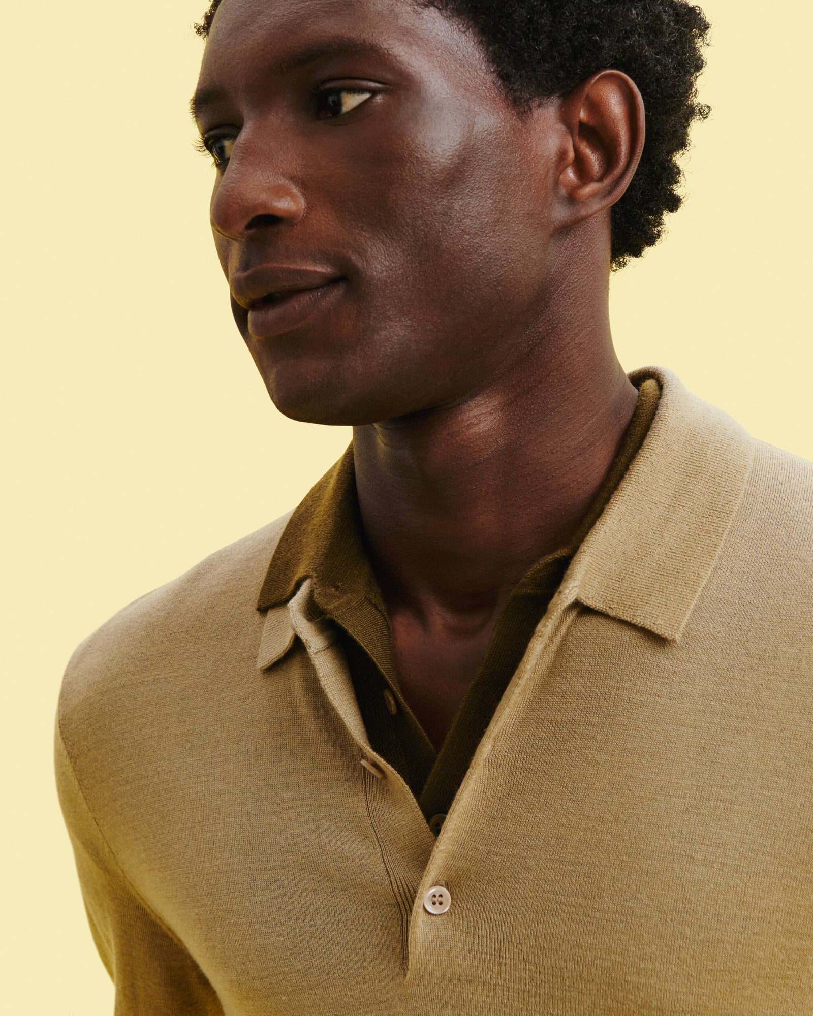 Polo en maille fluide