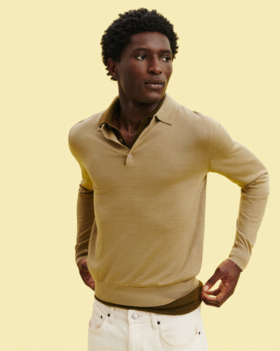 Polo en maille fluide
