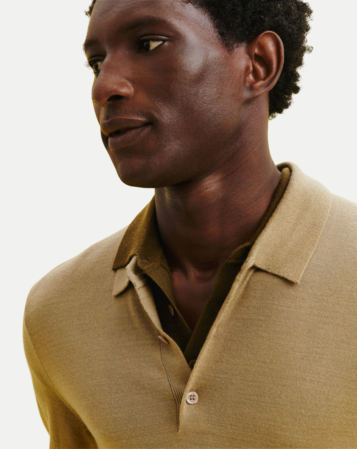 Polo en maille fluide