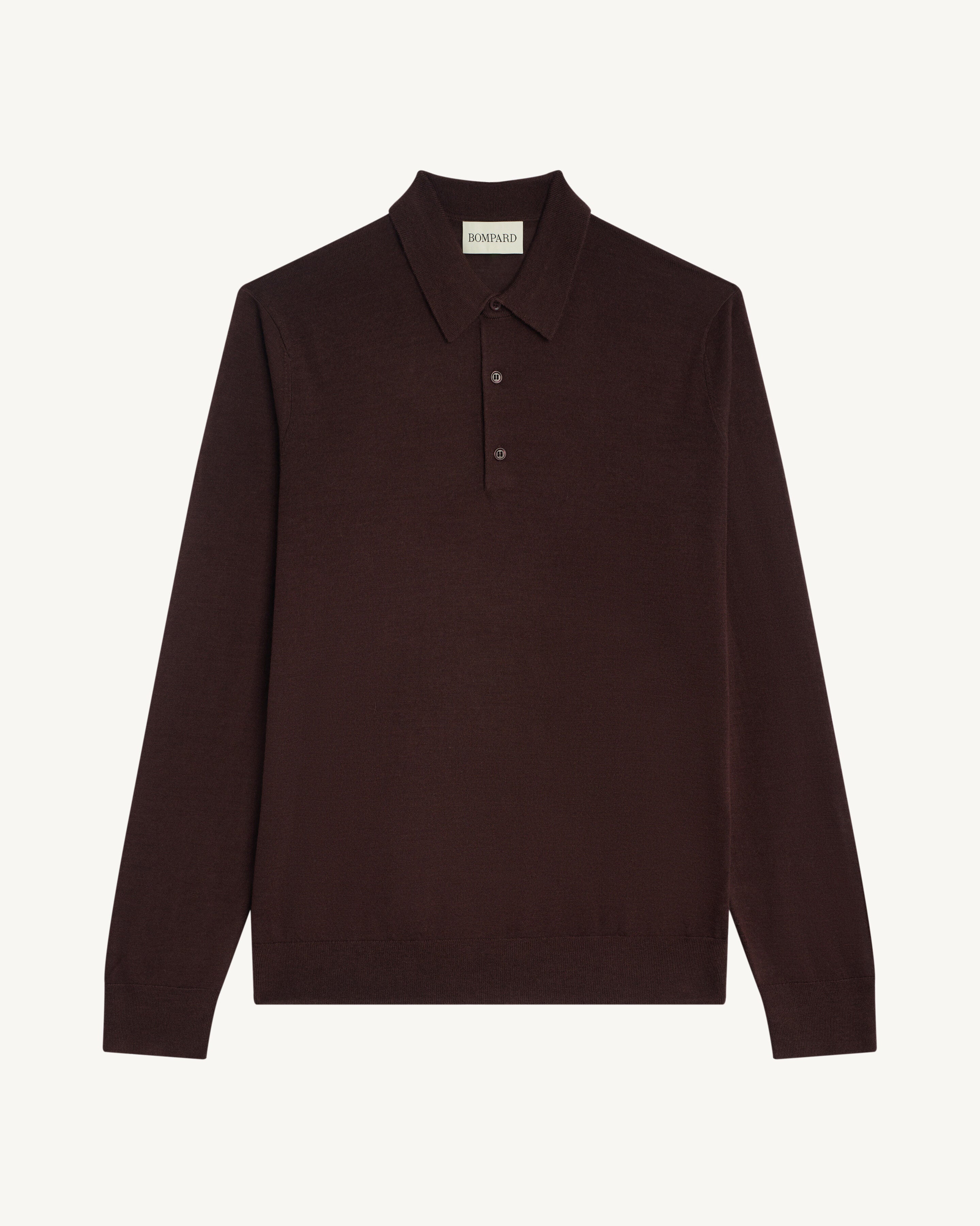 Fluid knit polo