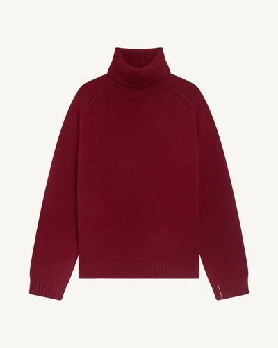 Jersey amplio de cuello alto