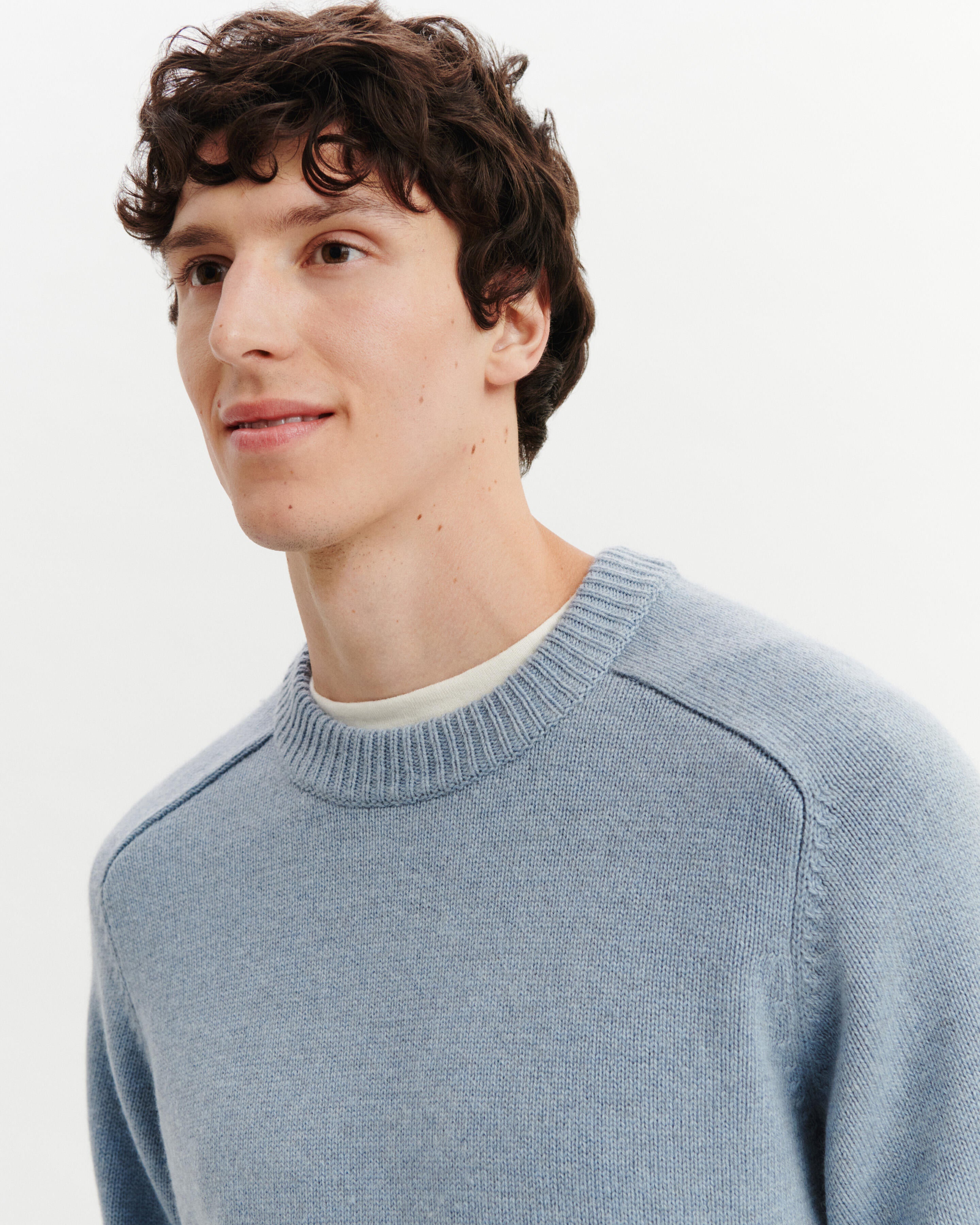 Pull col rond ample