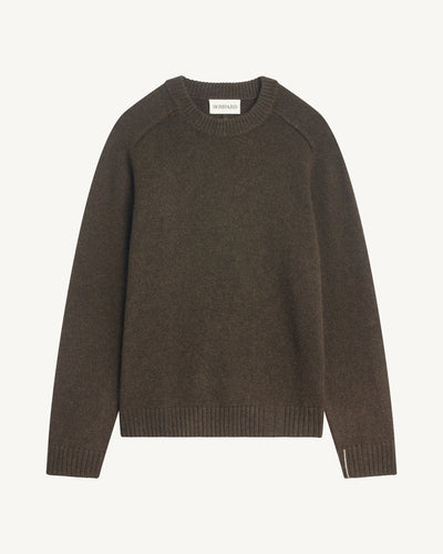 Pull col rond ample