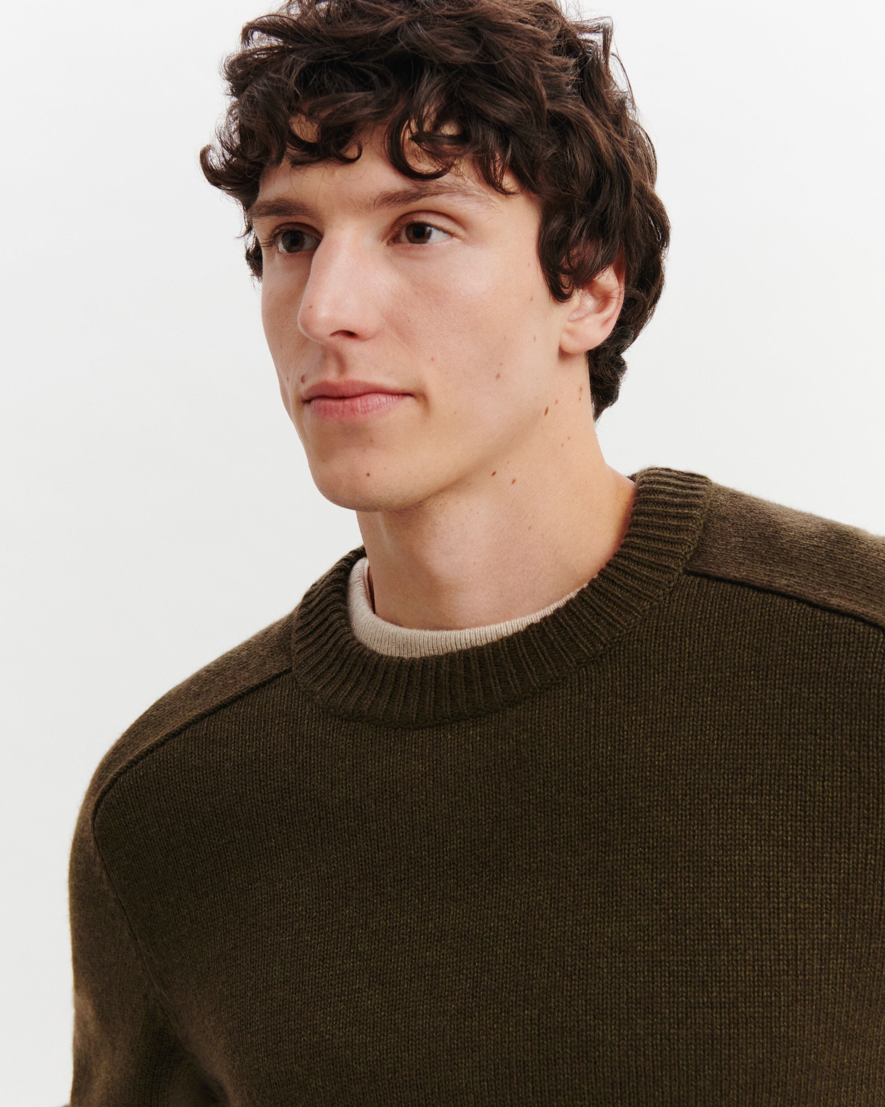 Pull col rond ample