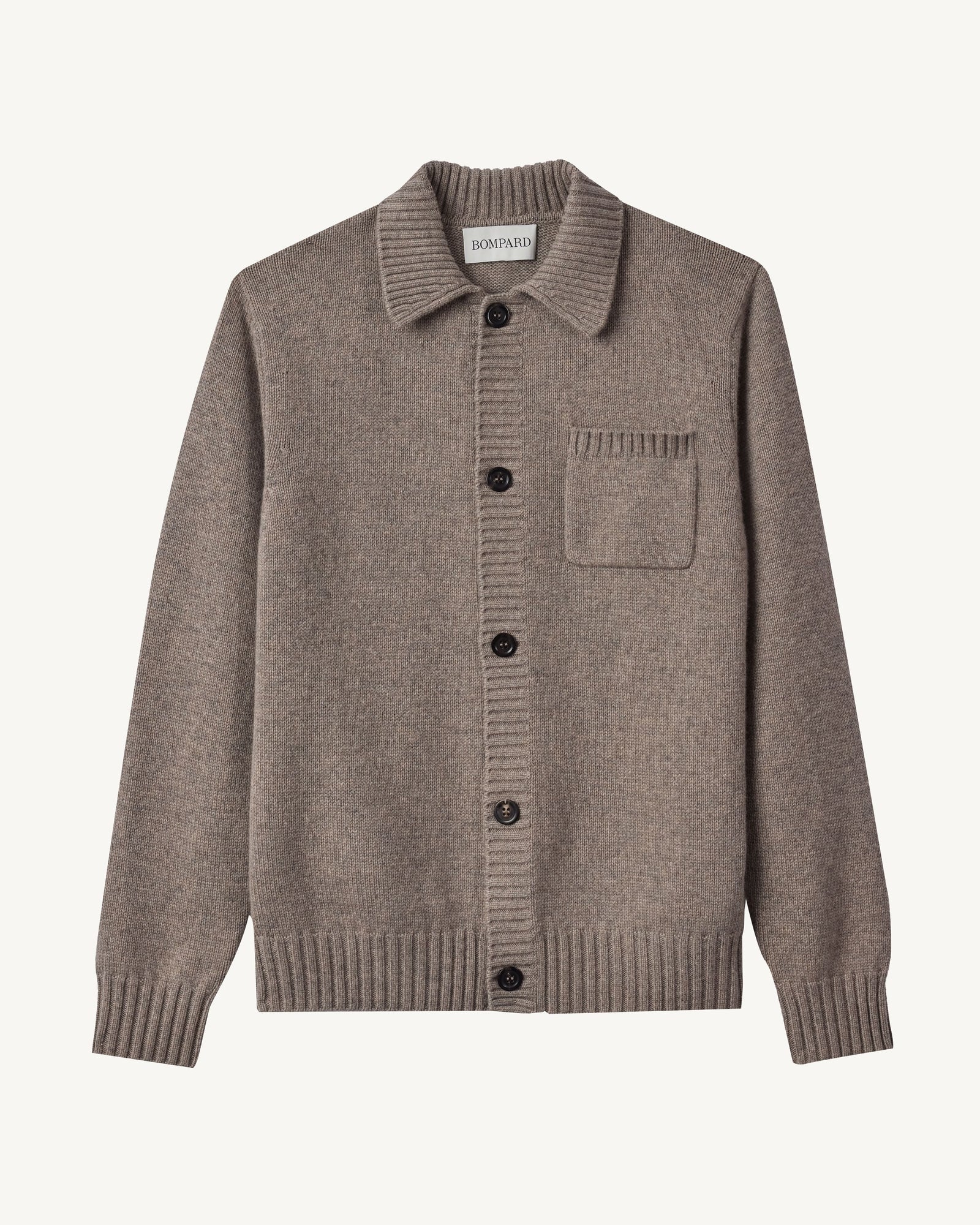 Gilet col chemise-MILLET-100% cachemire