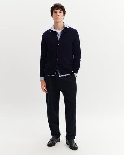 Cardigan César-MARINE-100% cachemire