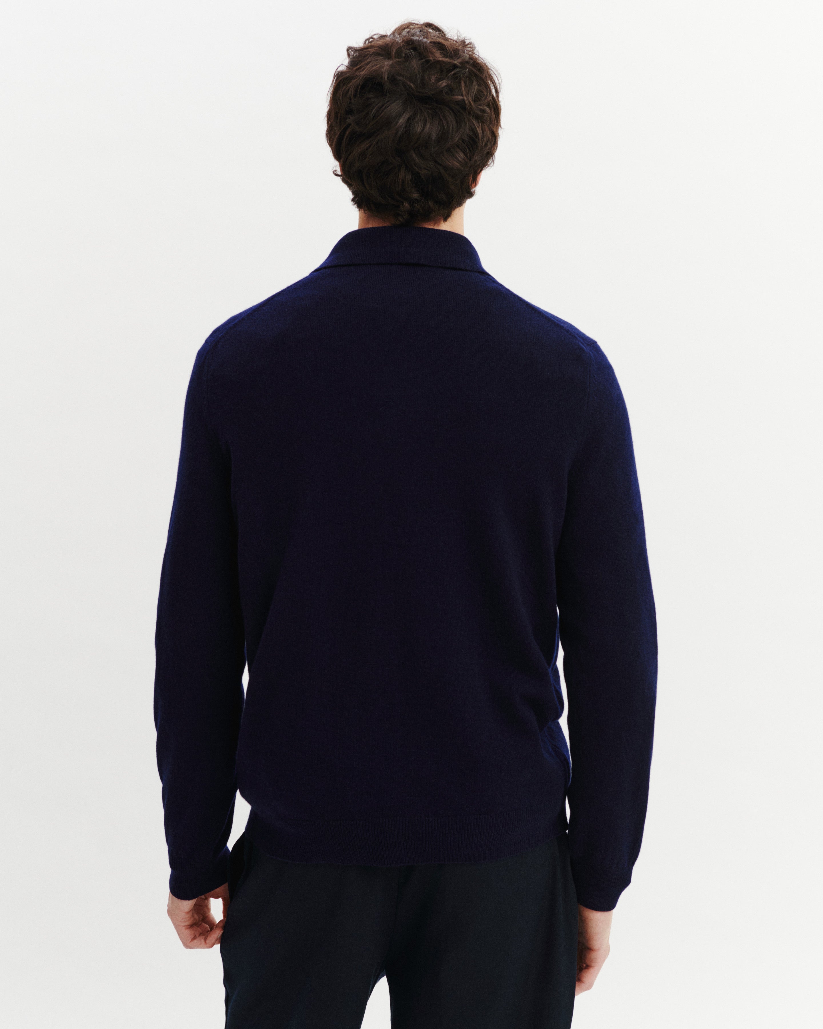 Cardigan César-MARINE-100% cachemire