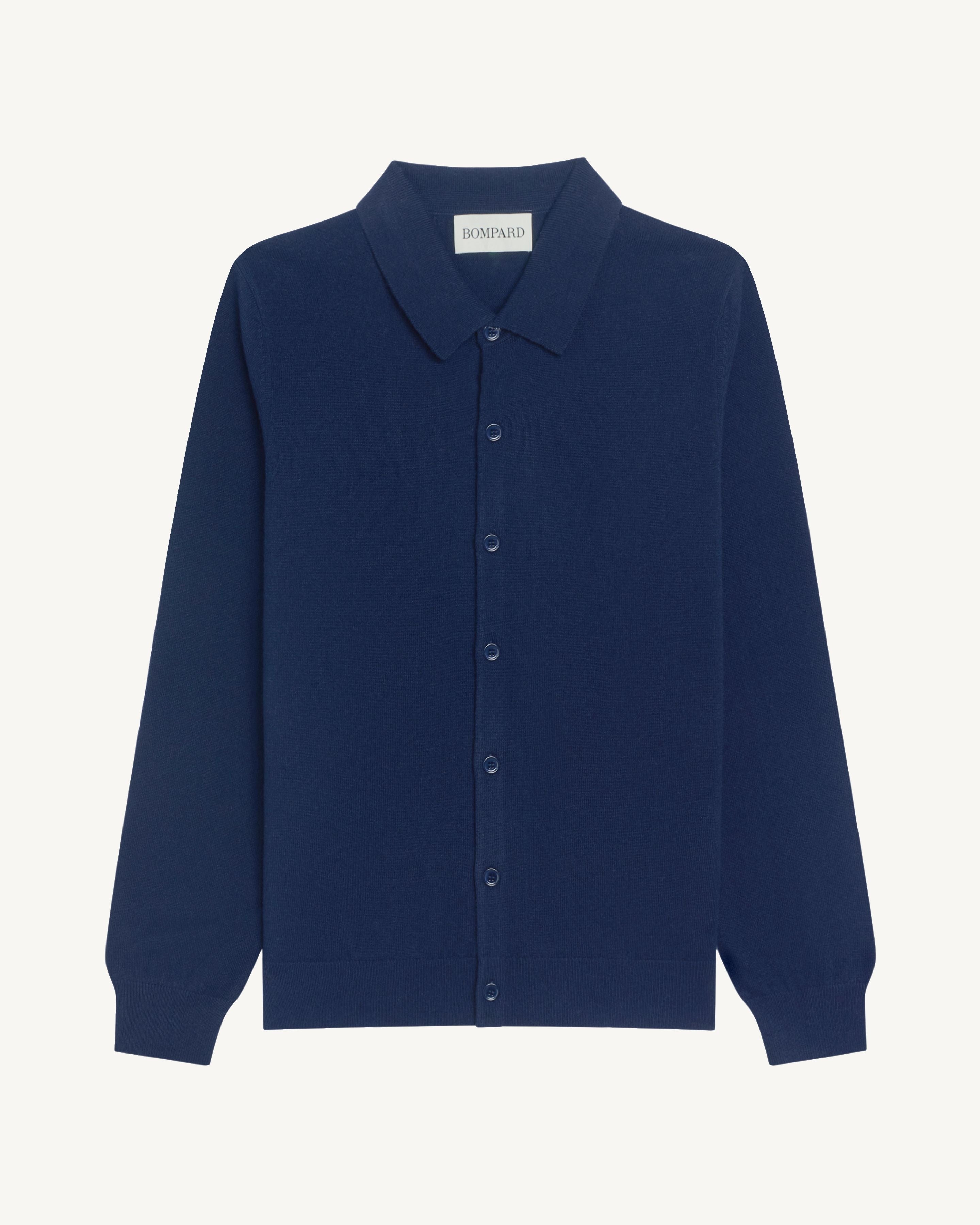 Cardigan César-MARINE-100% cachemire