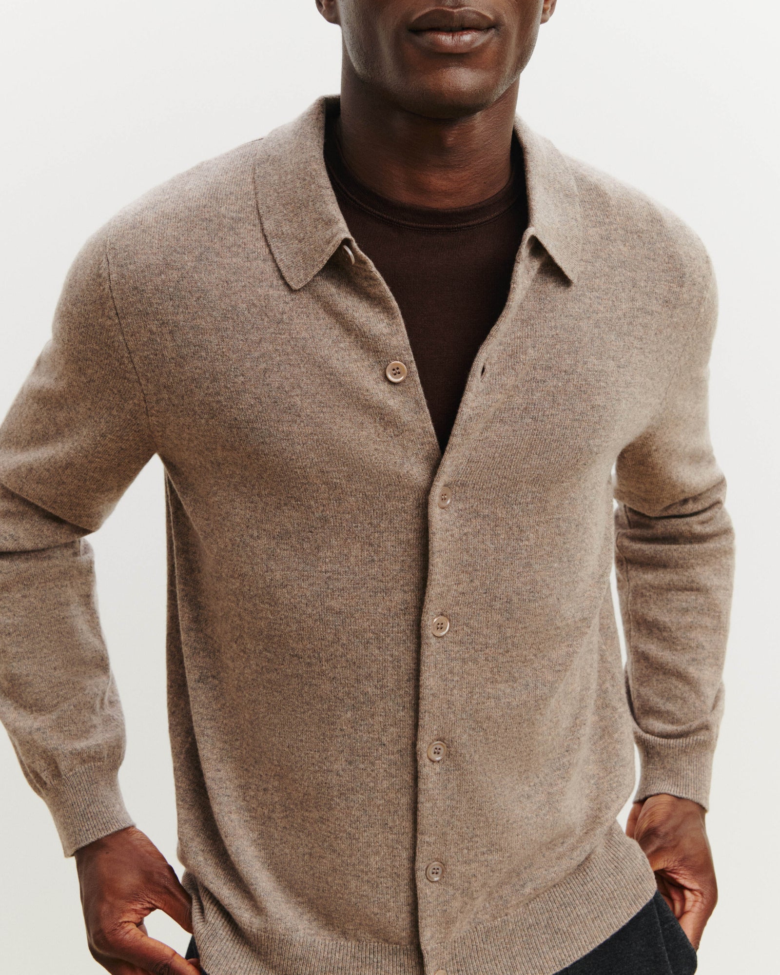 Cardigan César-MILLET-100% cachemire