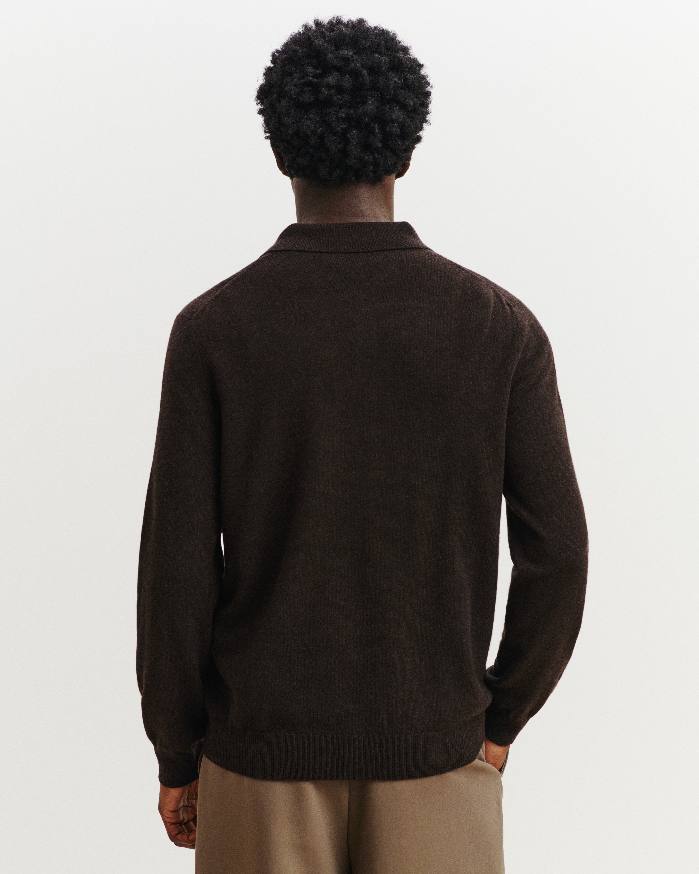 Cardigan César-RISTRETTO-100% cachemire