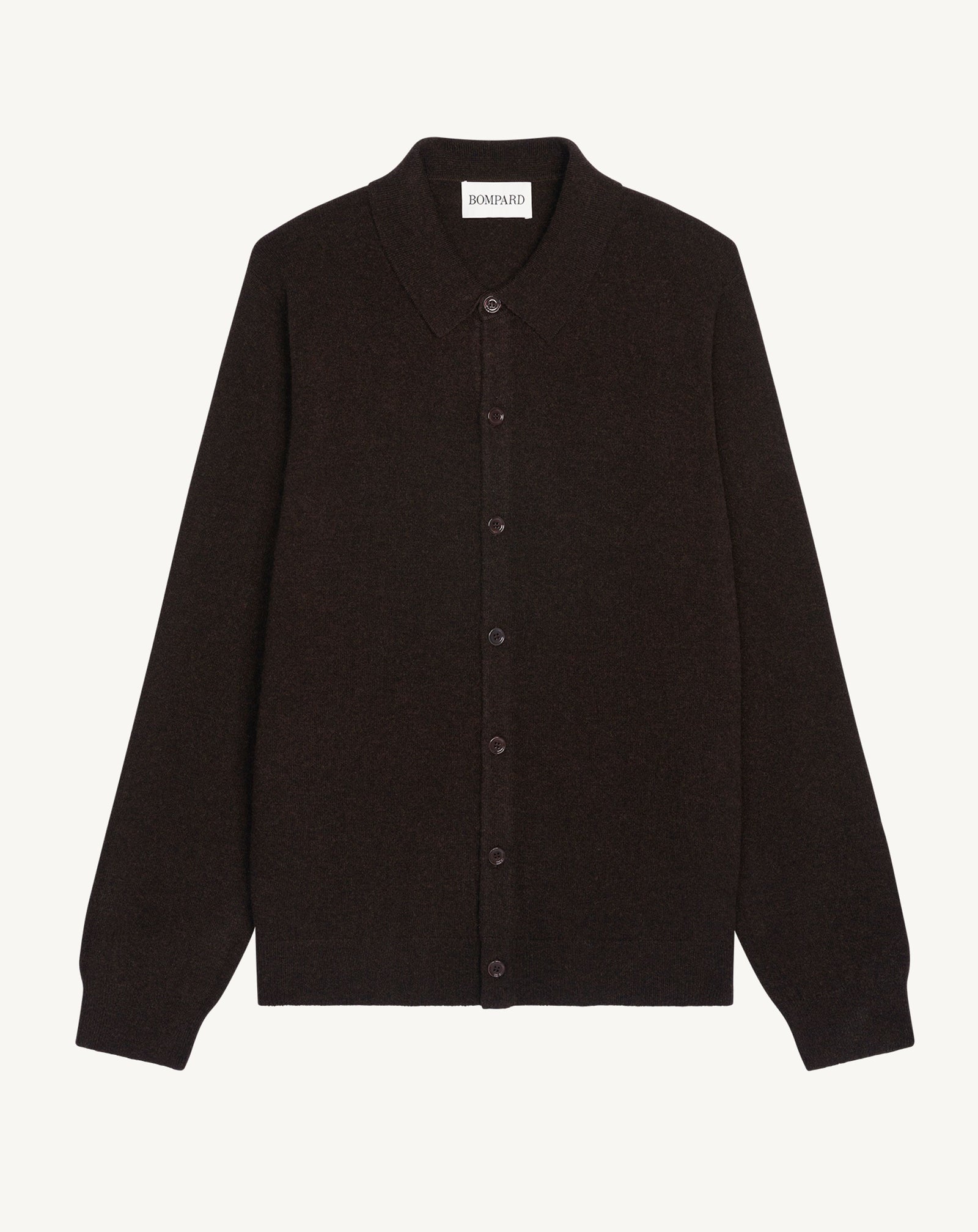 Cardigan César-RISTRETTO-100% cachemire