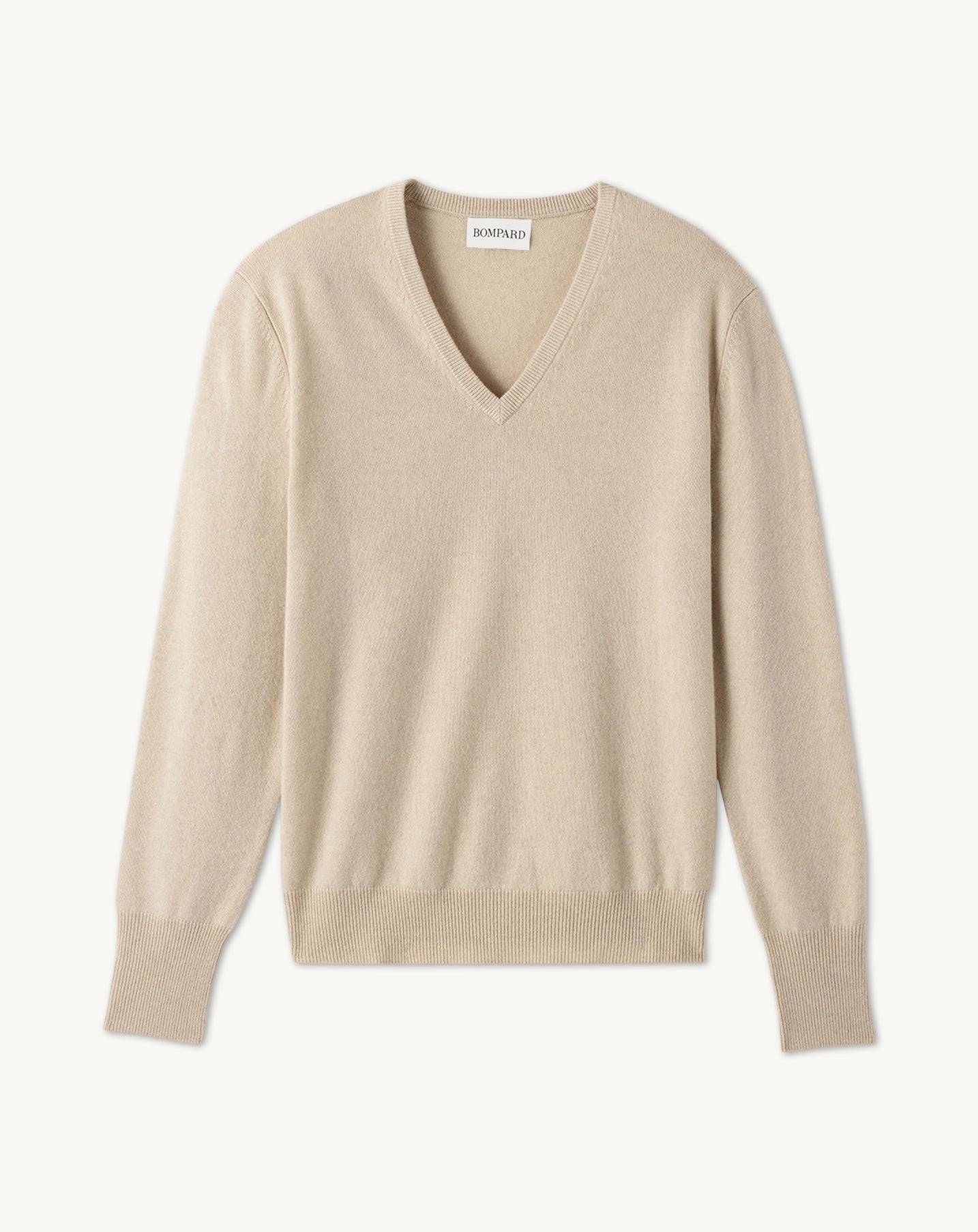 Pull col V classique-AVOINE-100% cachemire