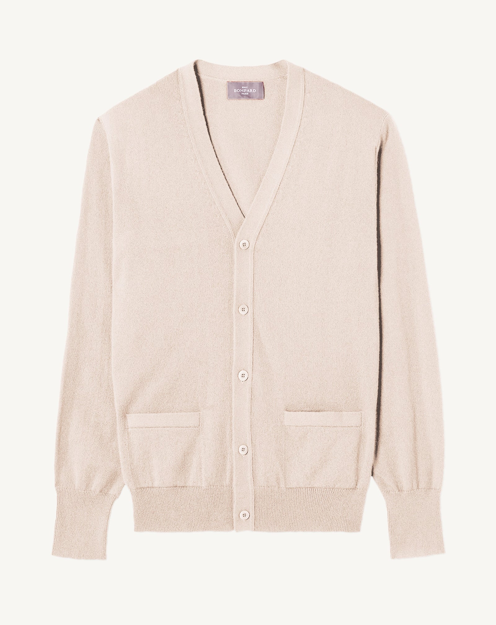Gilet classique-TOURTERELLE-100% cachemire