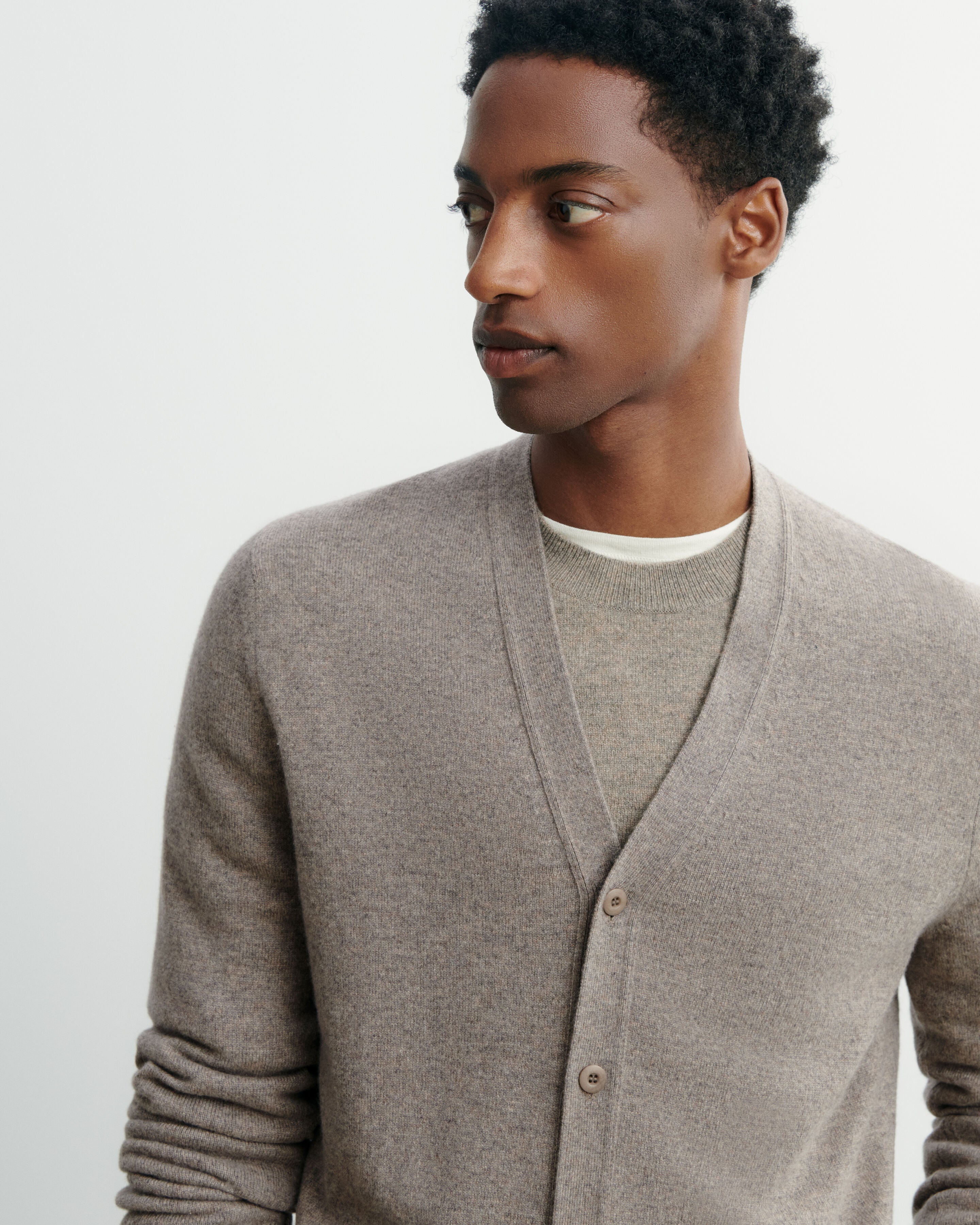 Gilet classique-MILLET-100% cachemire