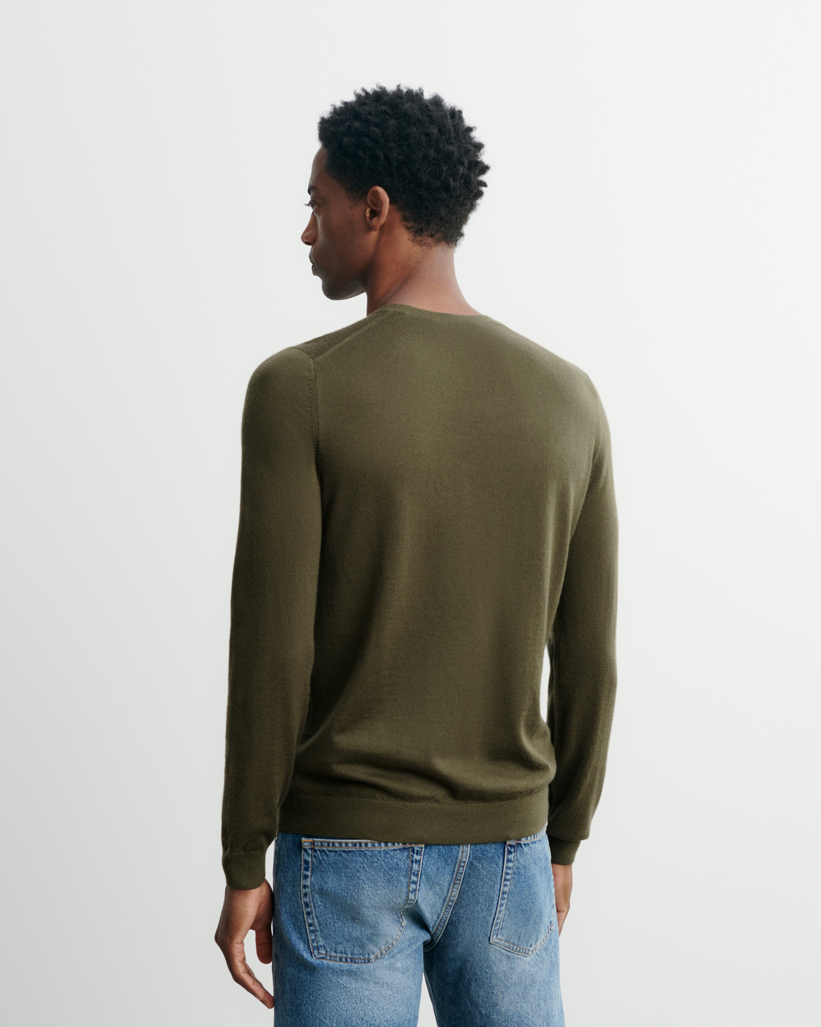 Pull col rond ultrafin-BRONZE-100% cachemire