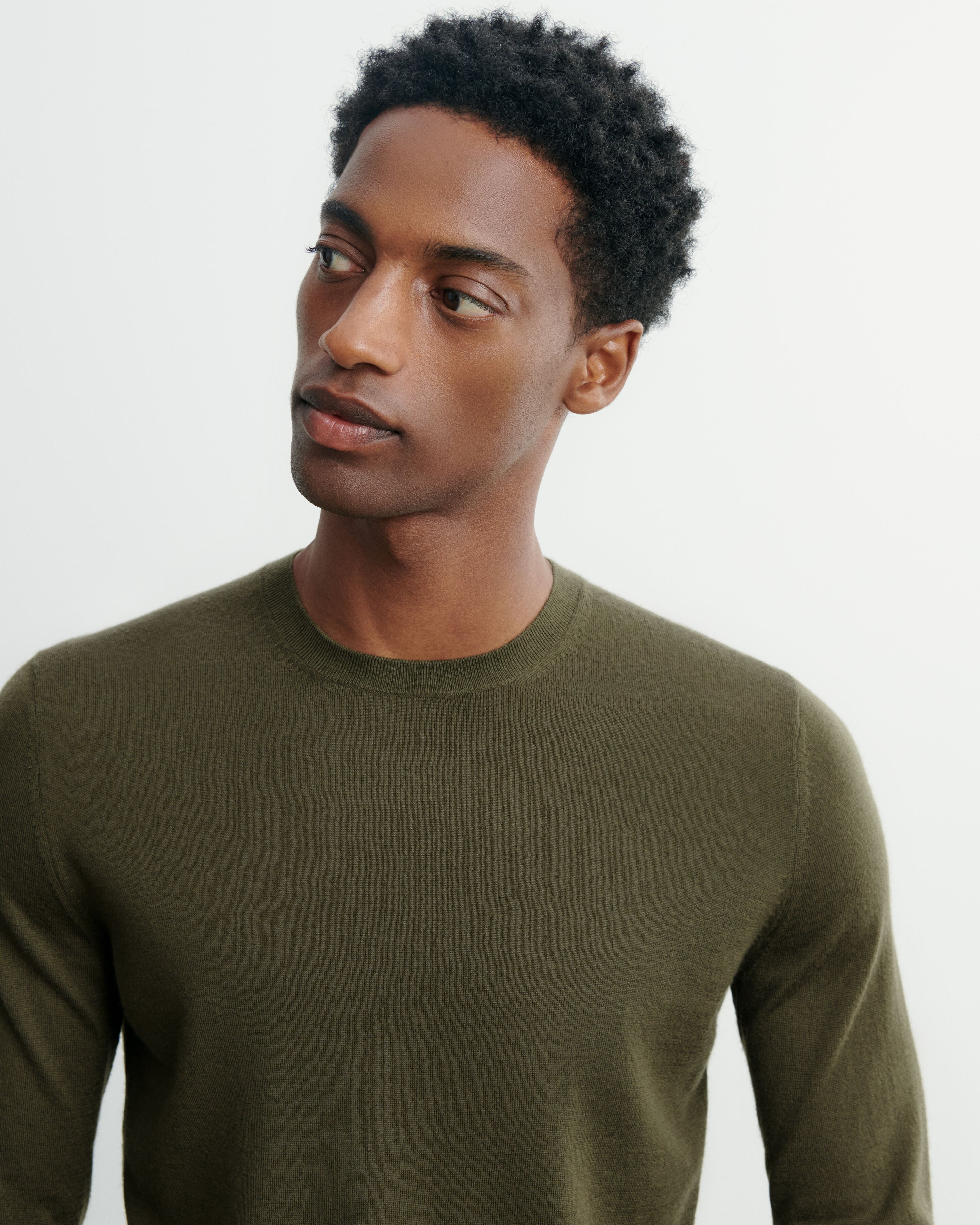 Pull col rond ultrafin-BRONZE-100% cachemire