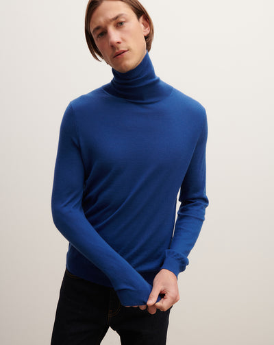 Pull col roulé ultrafin-NIAGARA-100% cachemire