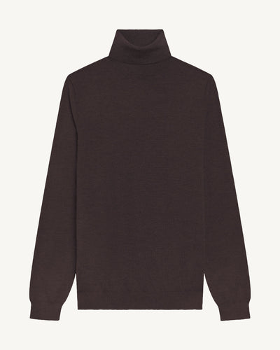 Pull col roulé ultrafin-RISTRETTO-100% cachemire