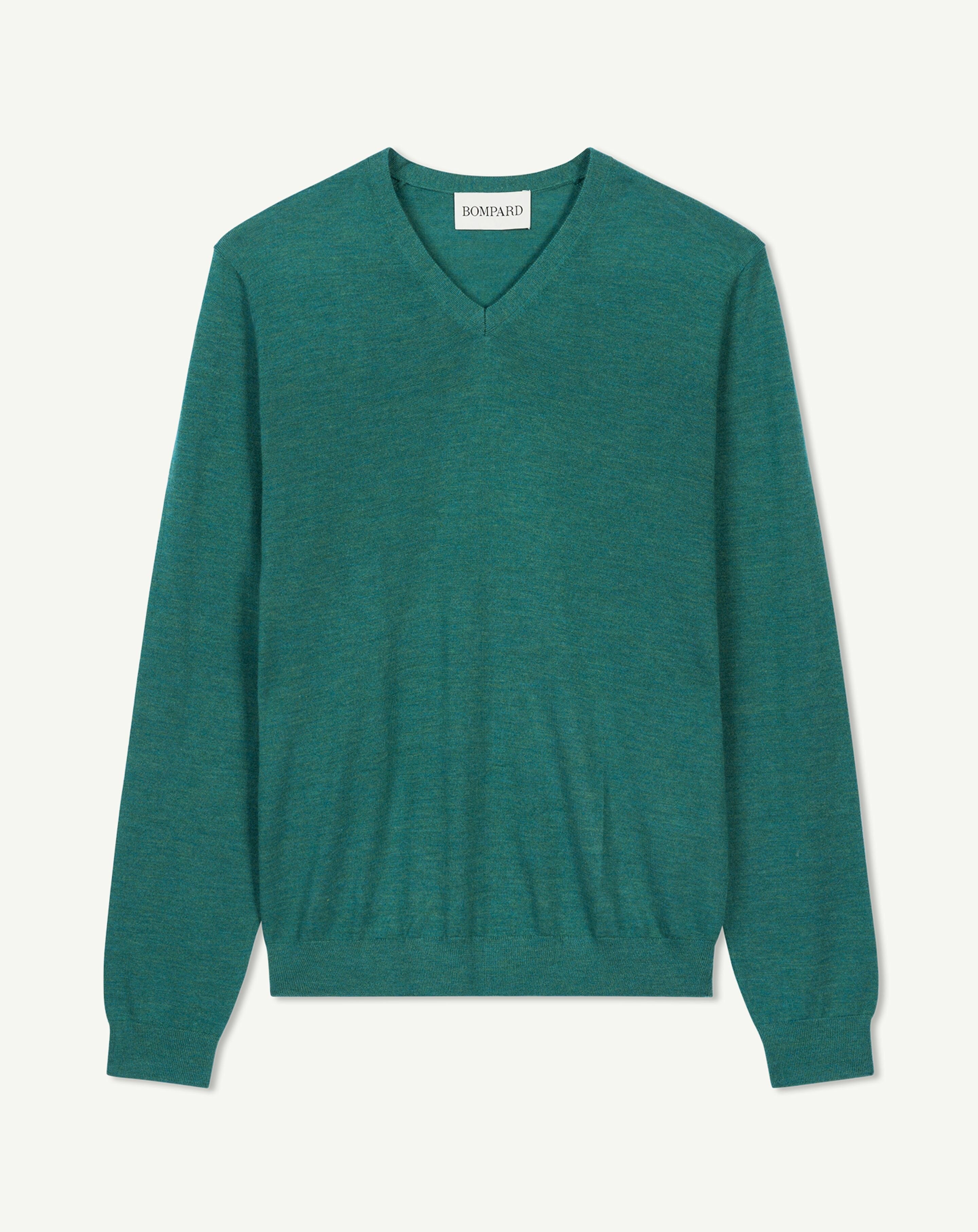 Pull col V ultrafin-CEDRE-100% cachemire