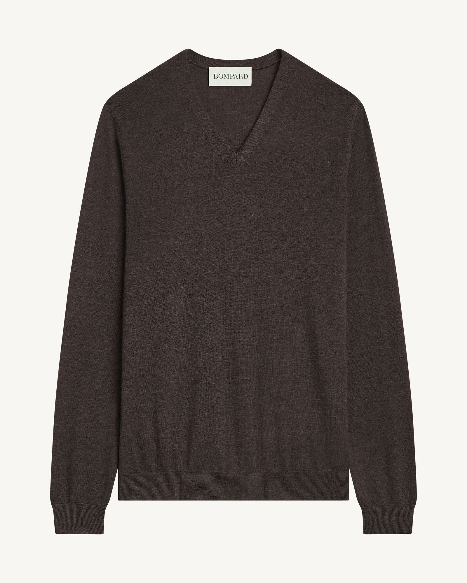 Pull col V ultrafin-RISTRETTO-100% cachemire