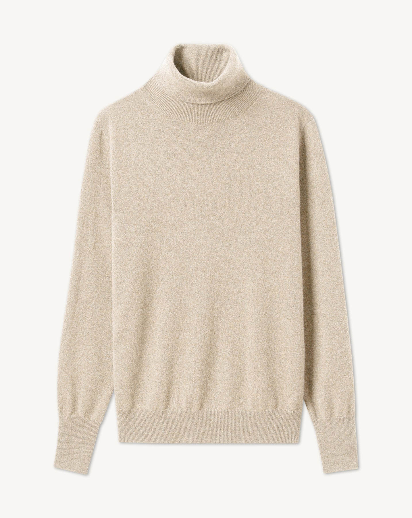 Pull col roulé classique-AVOINE-100% cachemire