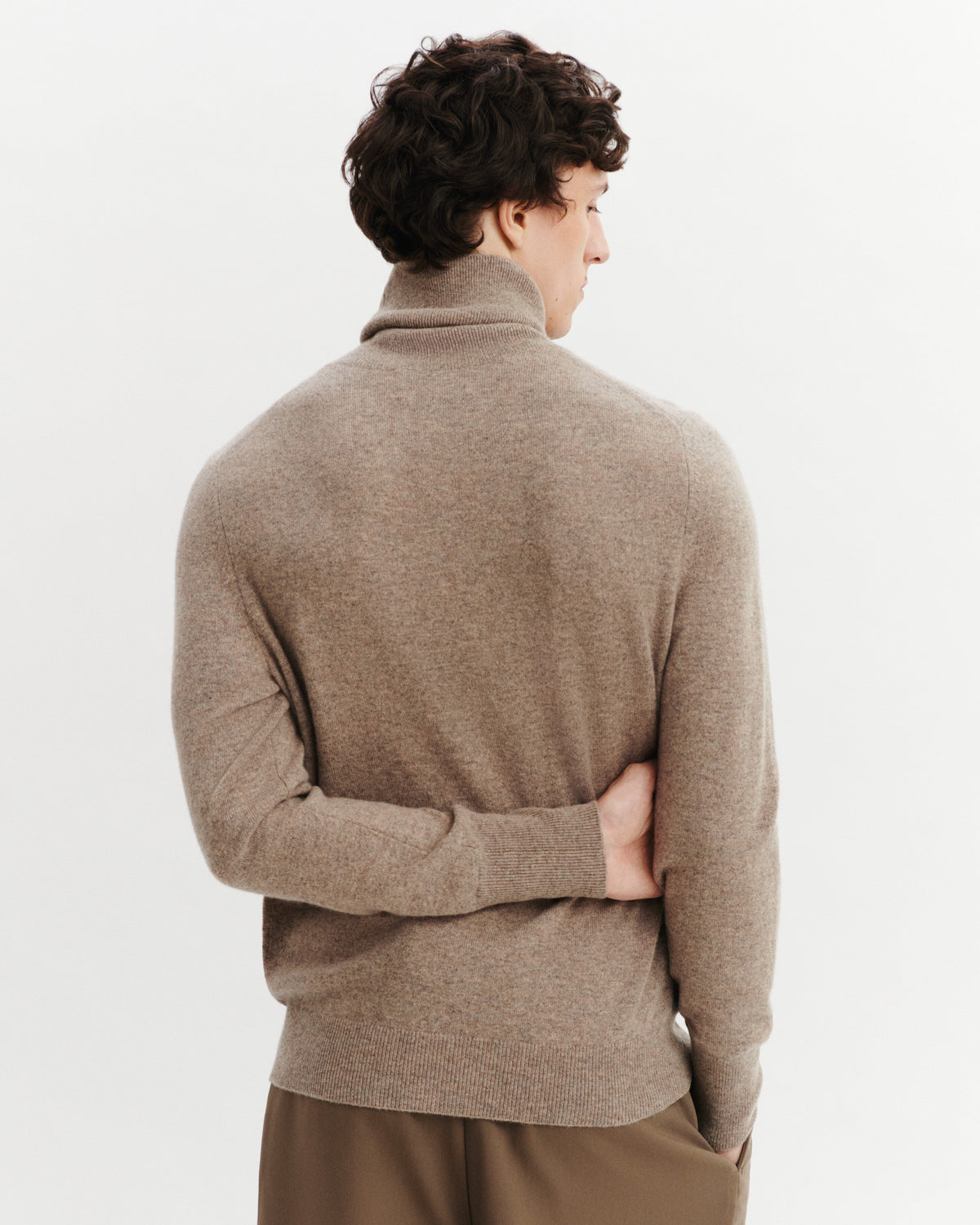 Pull col roulé Origines-MILLET-100% cachemire