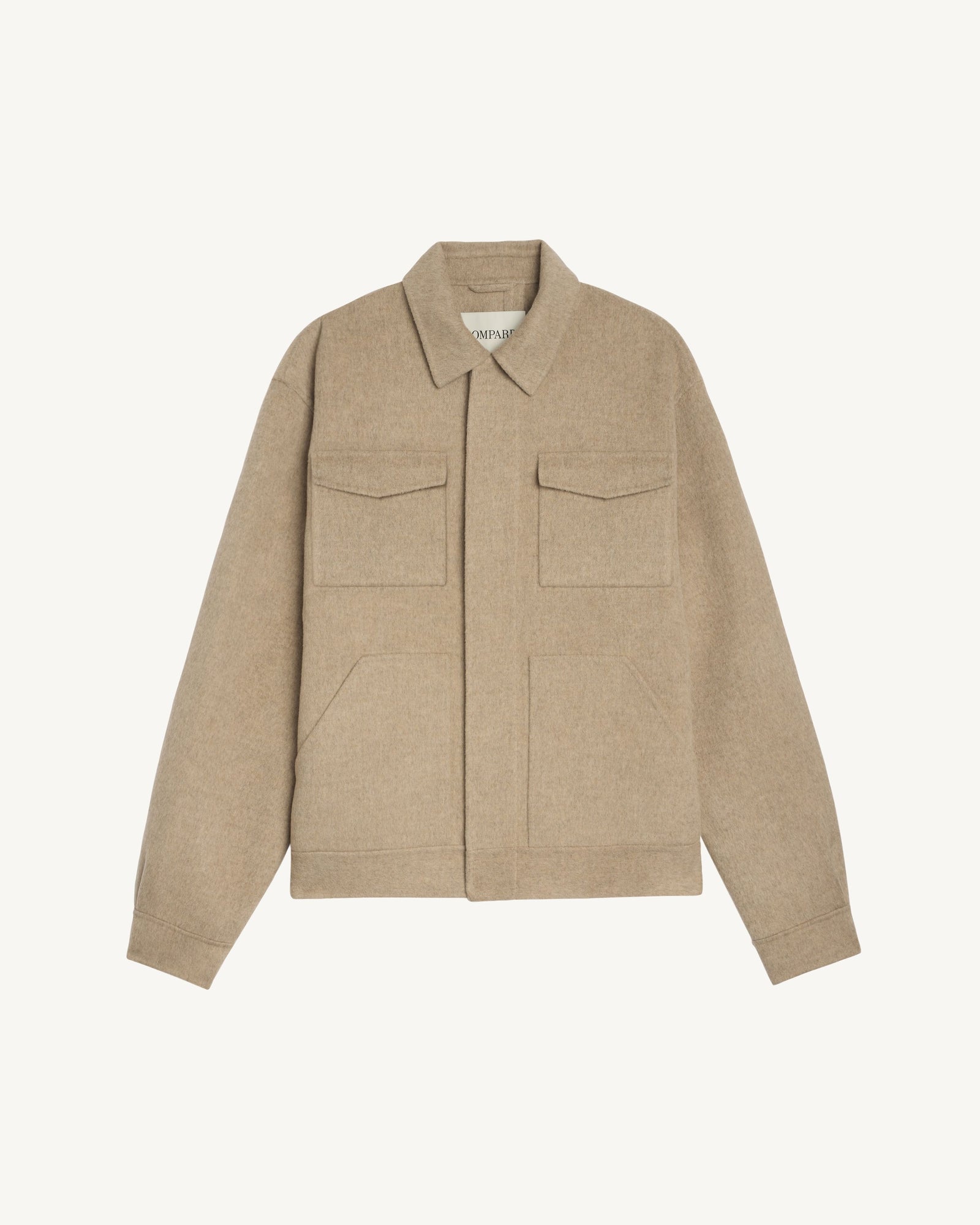 Veste double face-CORDE-90% laine 10% cachemire