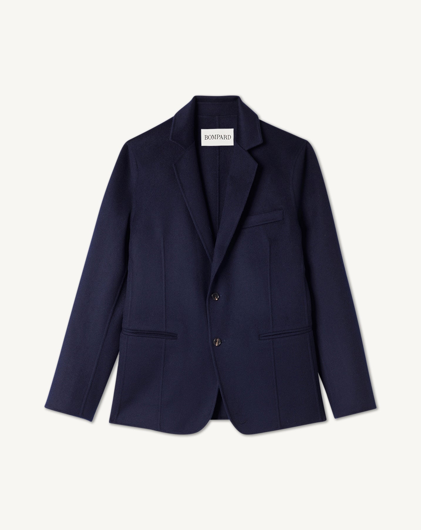 Double-sided blazer in Cashmere mix Men navy blue | Eric Bompard