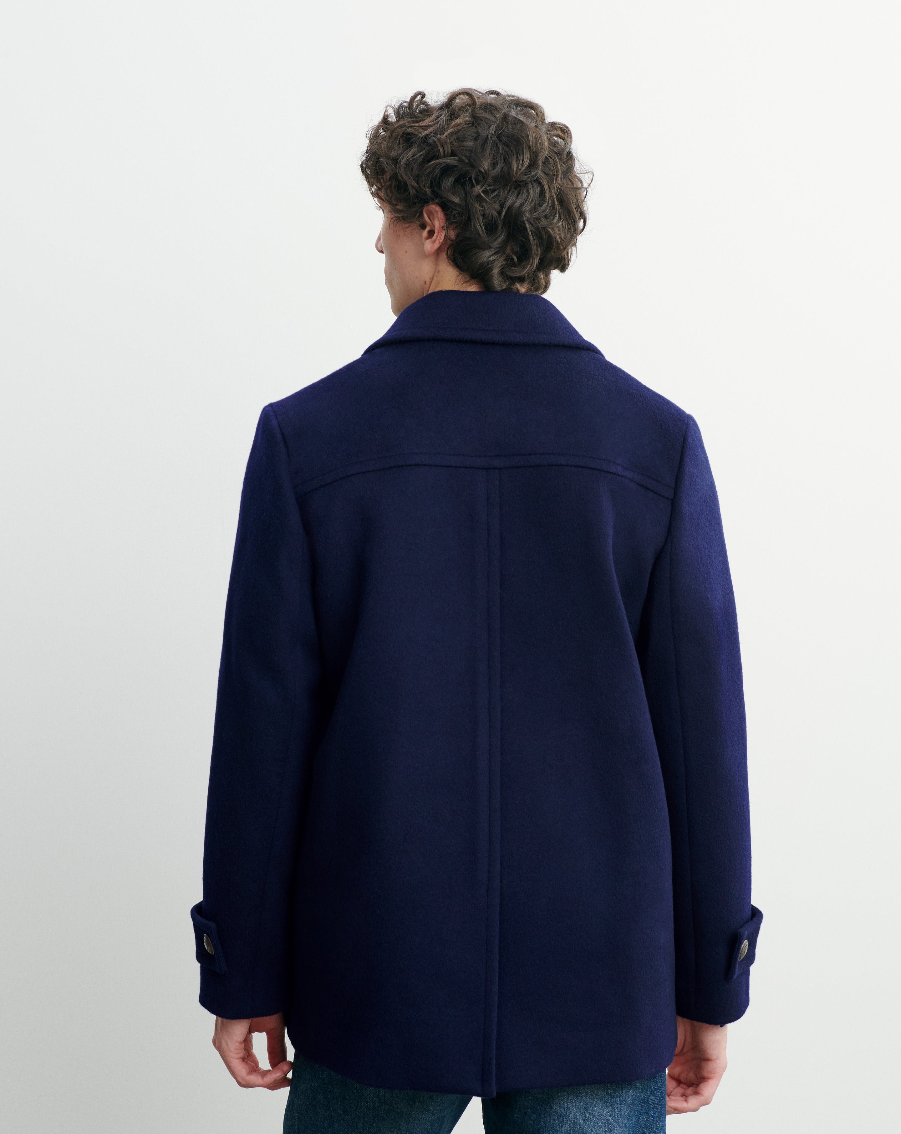 Caban double boutonnage-MARINE-90% laine 10% cachemire