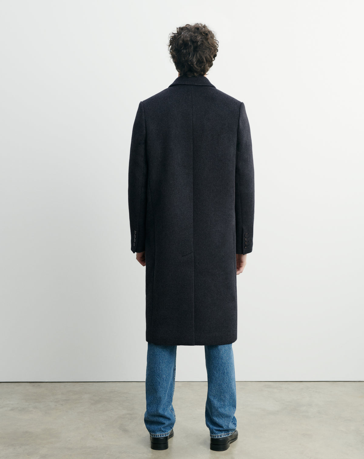 Manteau double boutonnage-KHOL-90% laine 10% cachemire Doublure : 55% polyester 45% viscose