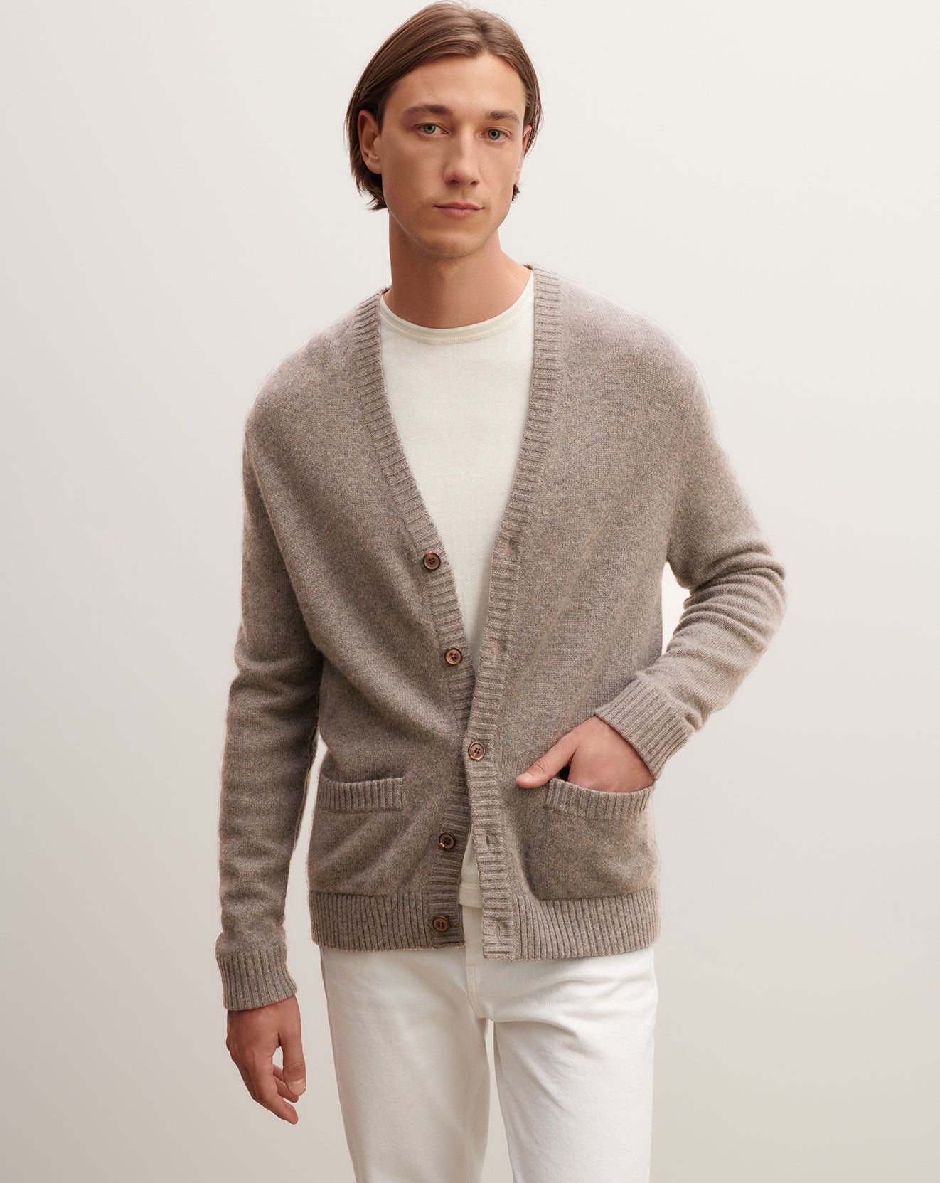 Gilet à poches-MILLET-100% cachemire