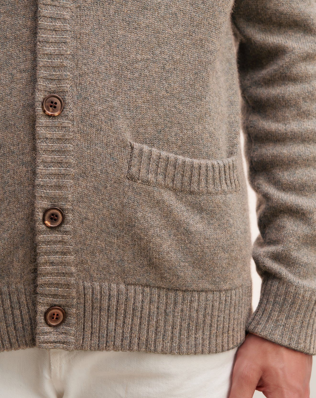 Gilet à poches-MILLET-100% cachemire