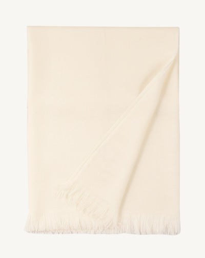Étole voile de cachemire-NATUREL-100% CACHEMIRE