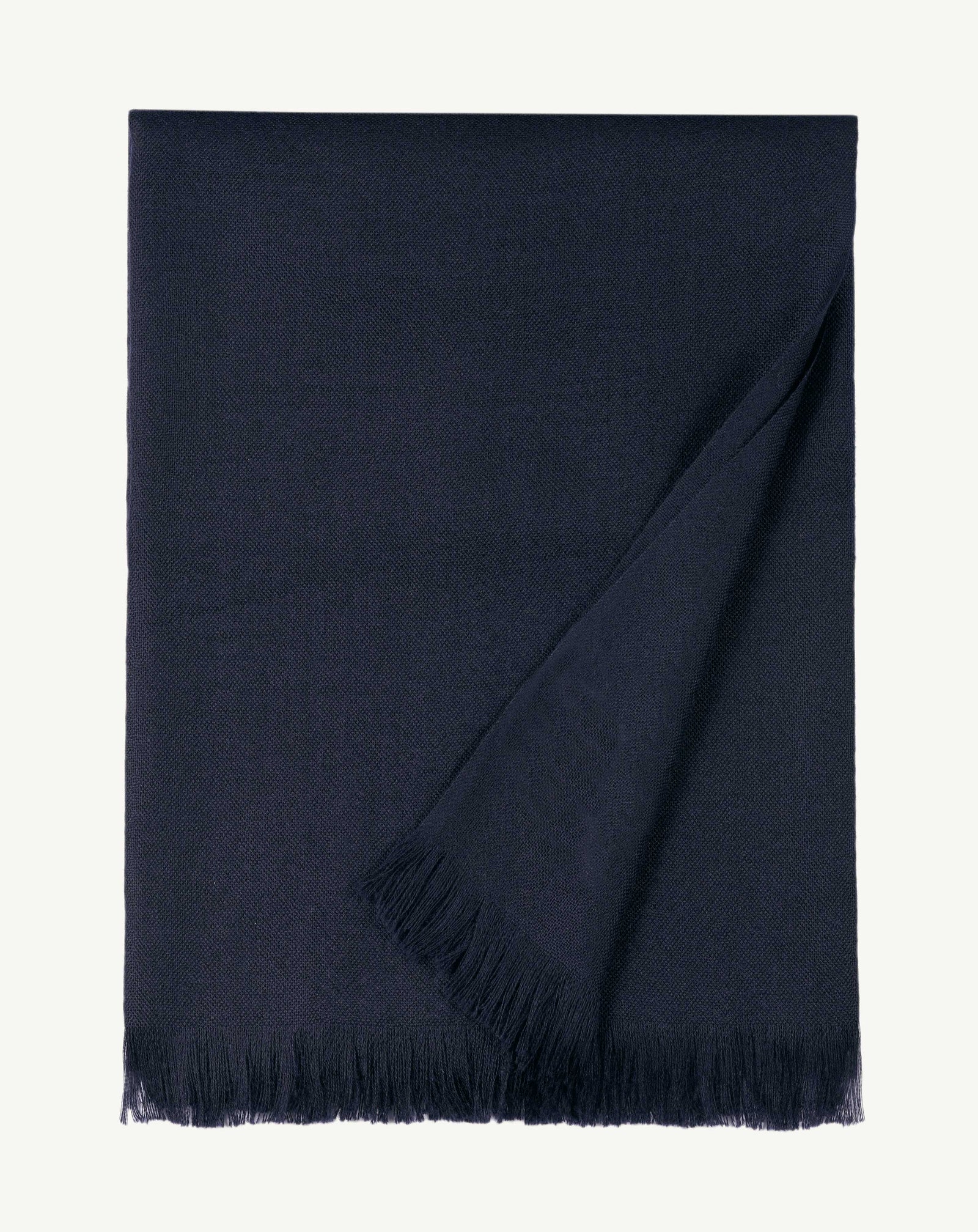 Étole voile de cachemire-MARINE-100% CACHEMIRE