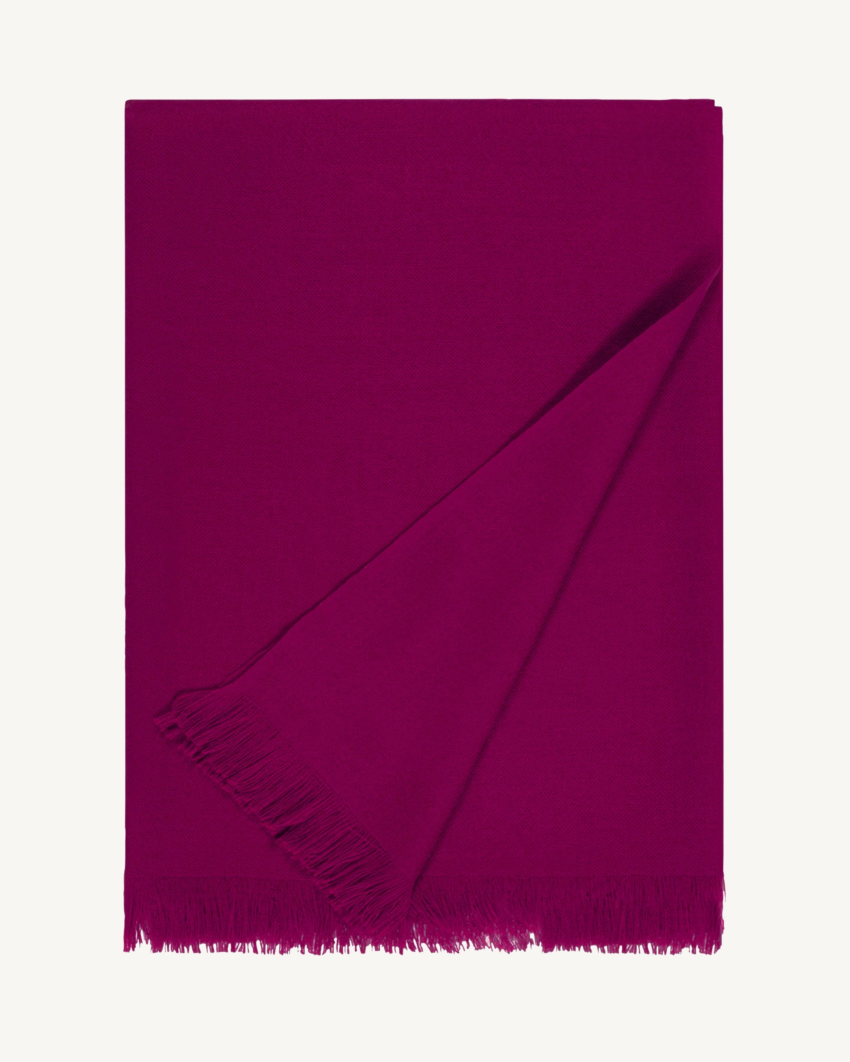 Etole en voile -POURPRE-100% cachemire