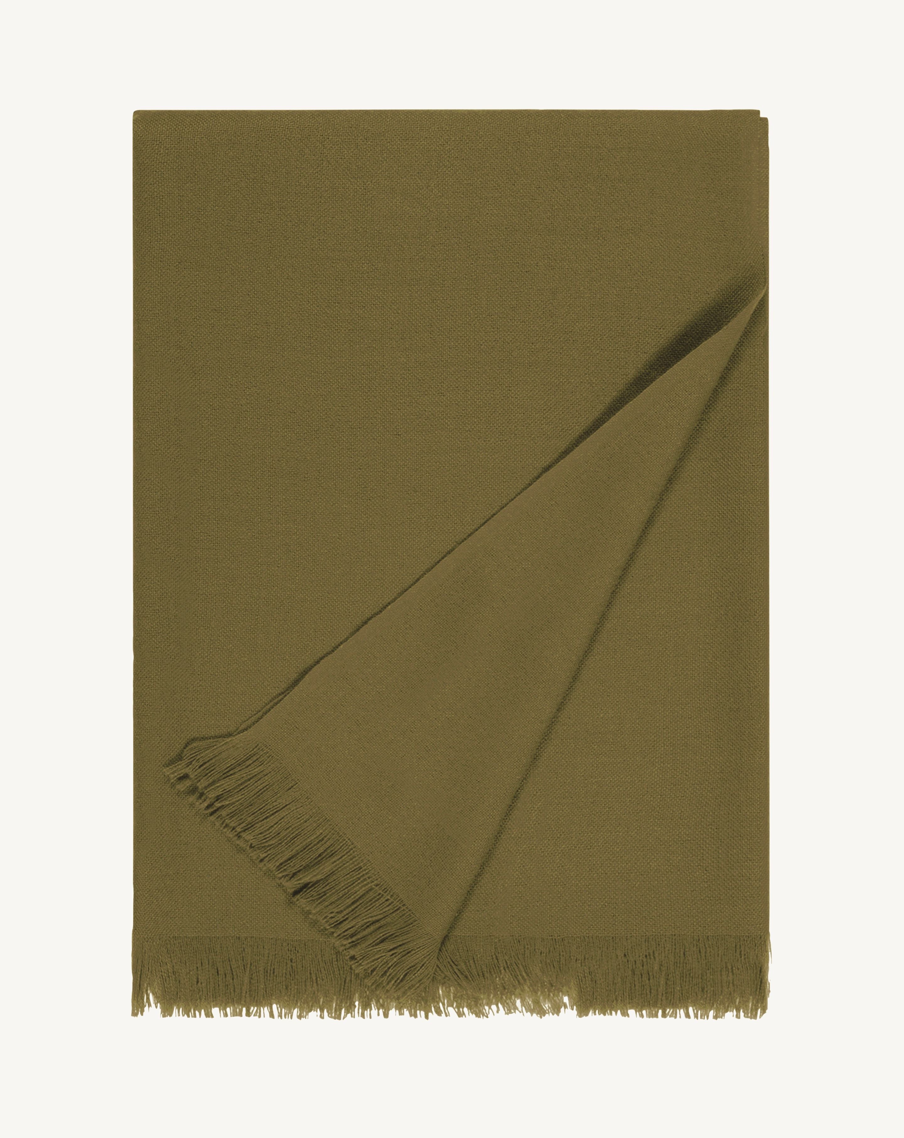 Etole en voile -OLIVE-100% cachemire