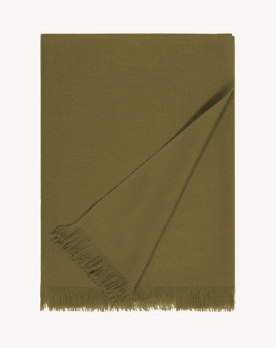 Etole en voile -OLIVE-100% cachemire