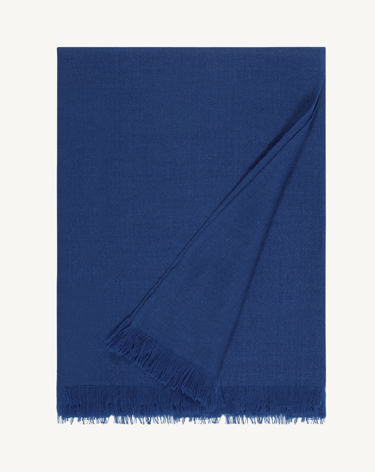 Étole voile de cachemire-BLEU NOCTURNE-100% CACHEMIRE