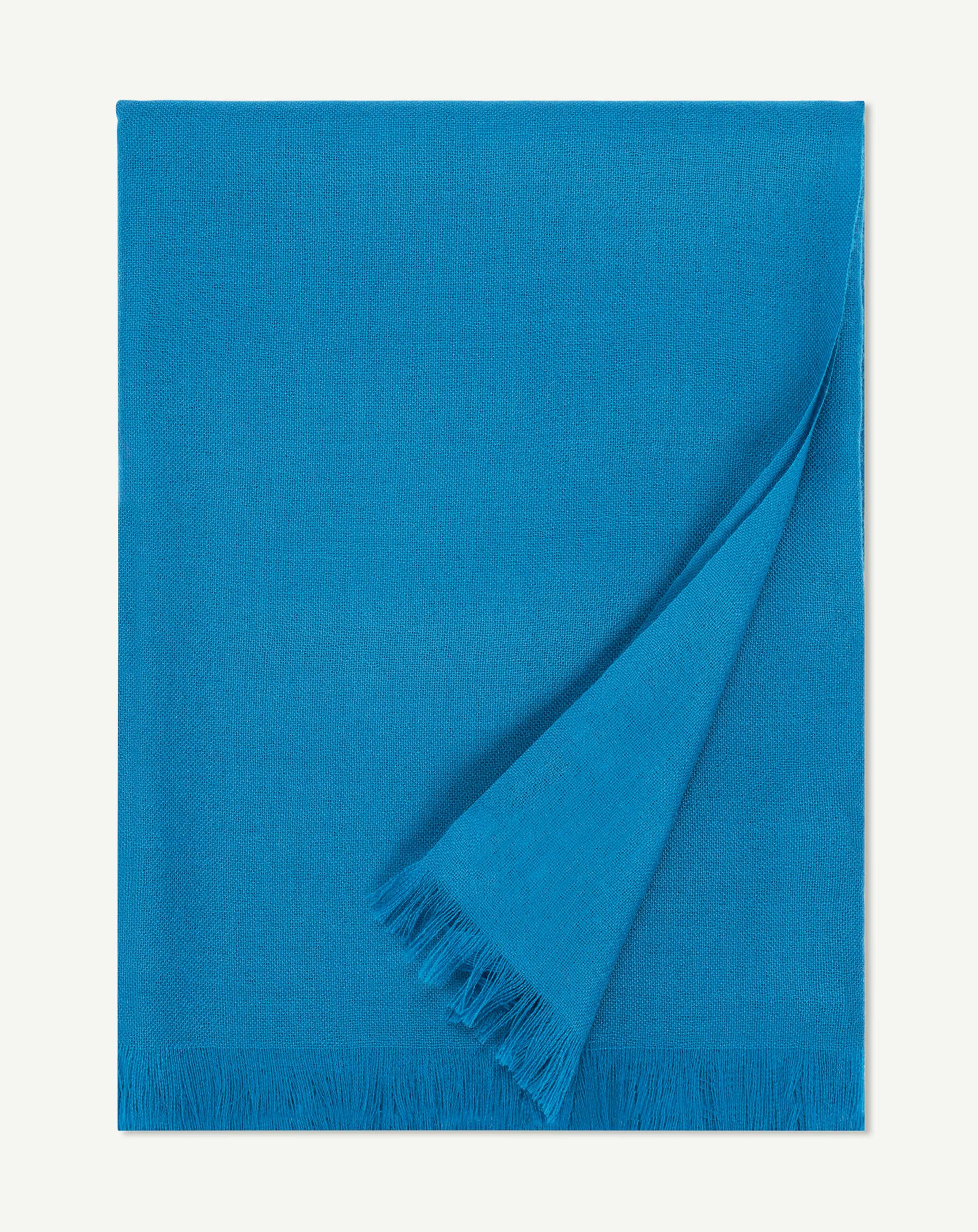 Foulard / Étole Vintage Lanvin - Motif Cachemire, Fait Main, Unisexe, Avec Franges