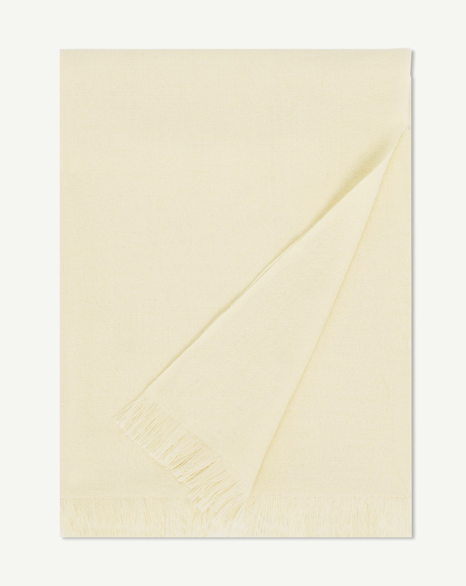 Etole en voile-JAUNE PRIMEVERE-100% cachemire