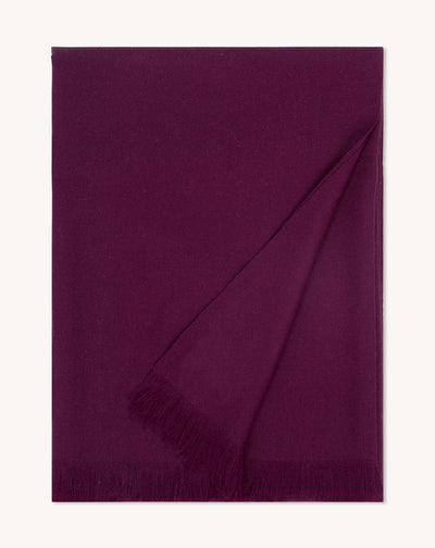 Etole en voile-PRUNE DAMAS-100% cachemire