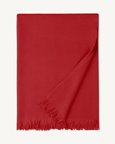 Etole en voile -ROUGE QUARANTE-100% cachemire