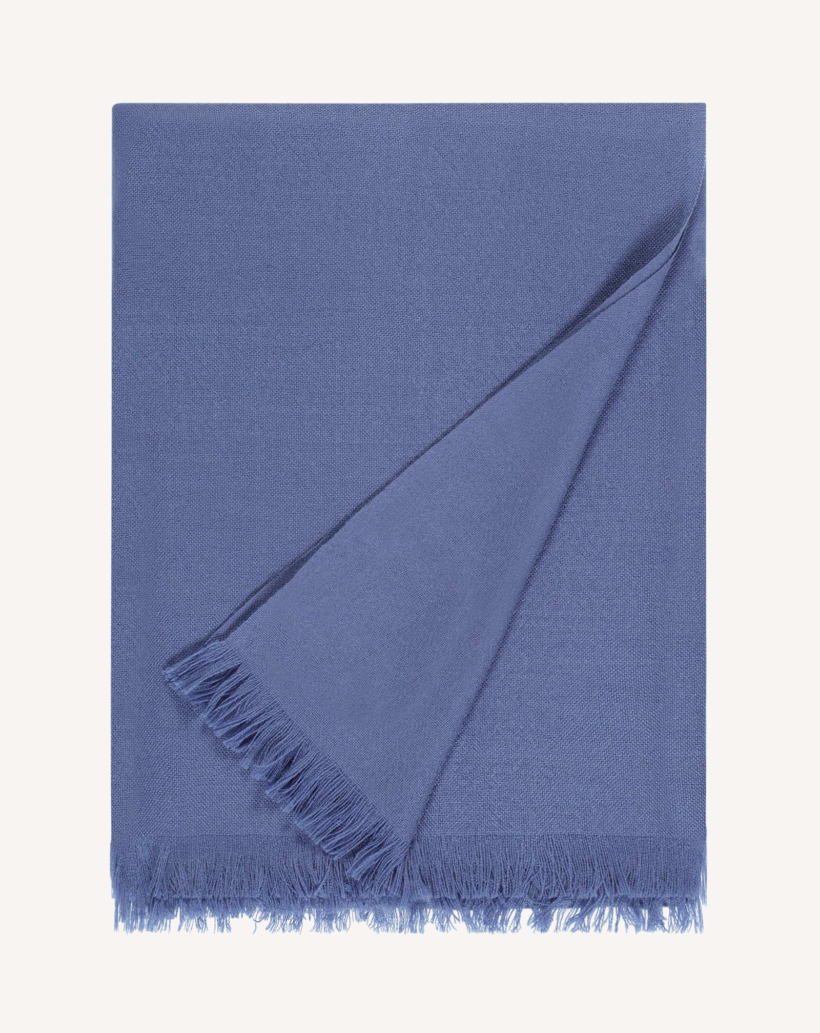 Etole en voile -BLEU ATLAS-100% cachemire
