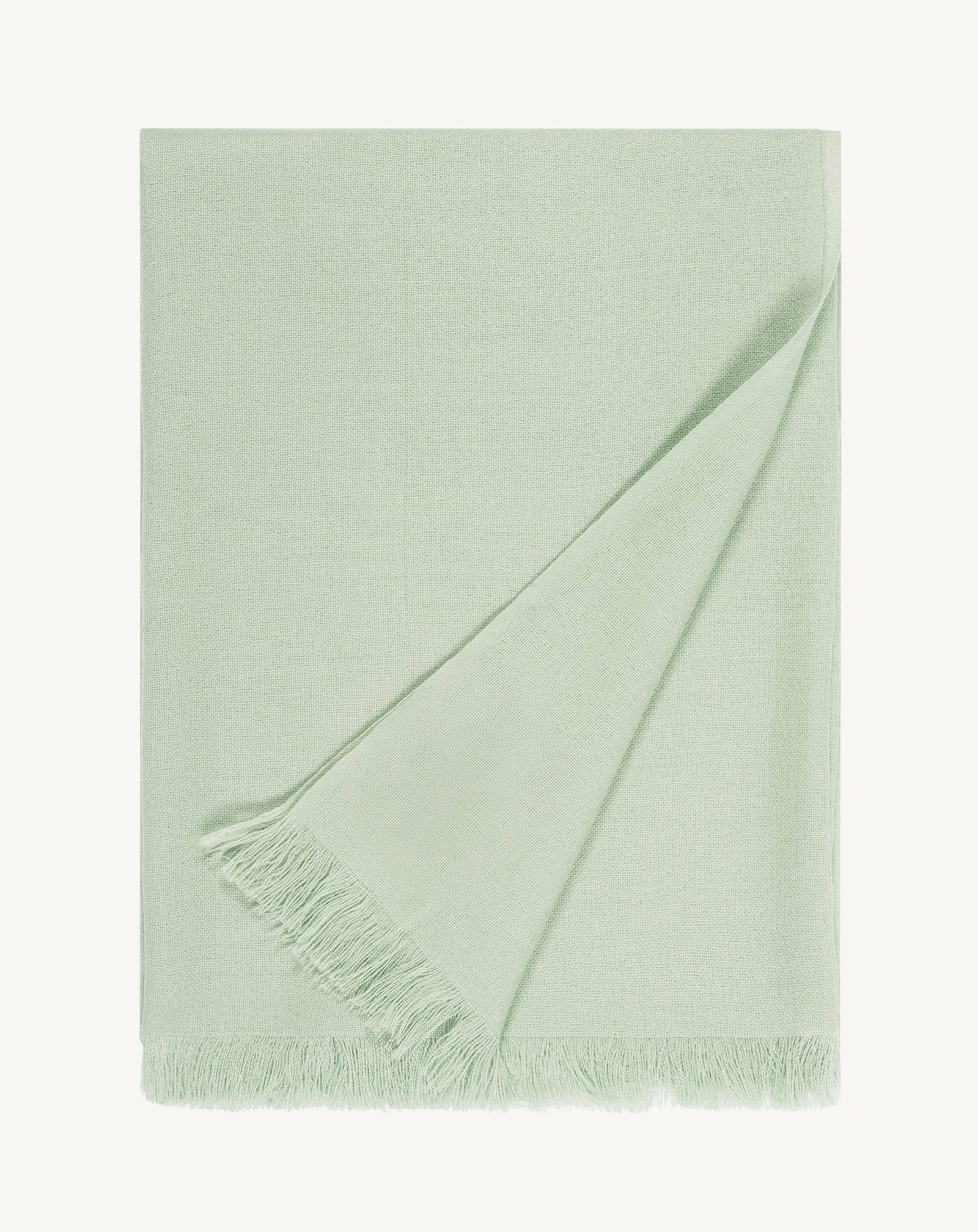 Etole en voile -VERT AMANDE-100% cachemire