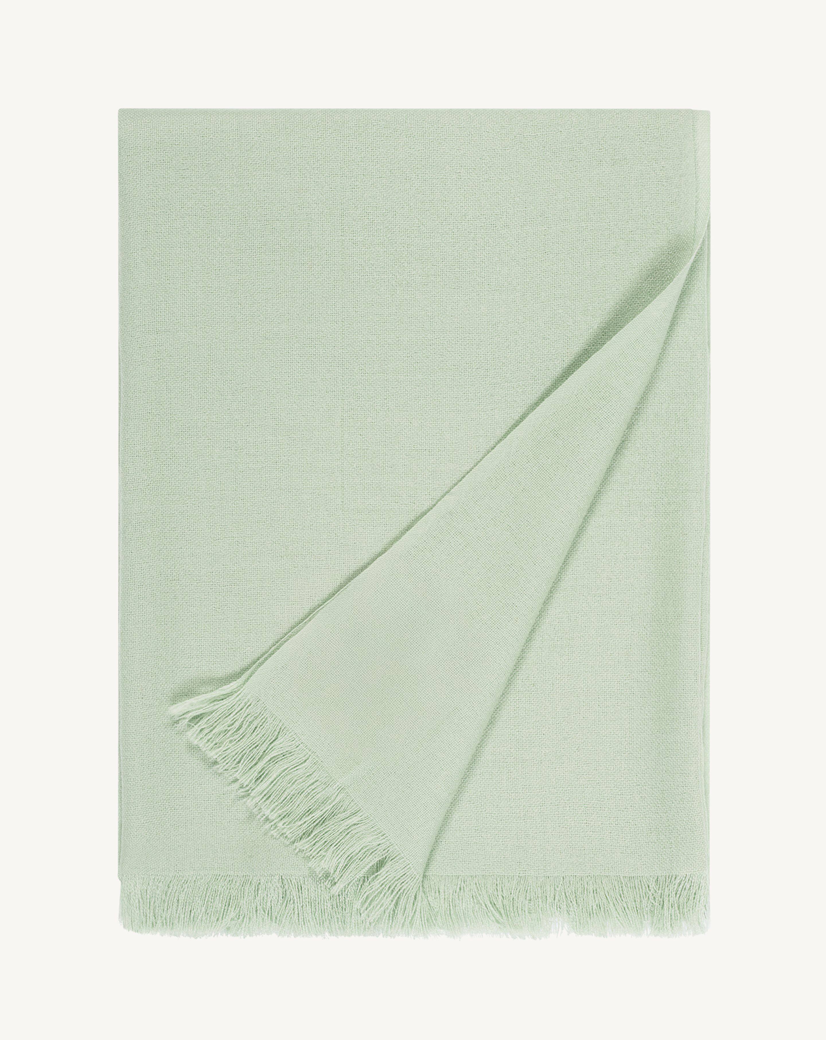 Etole en voile -VERT AMANDE-100% cachemire