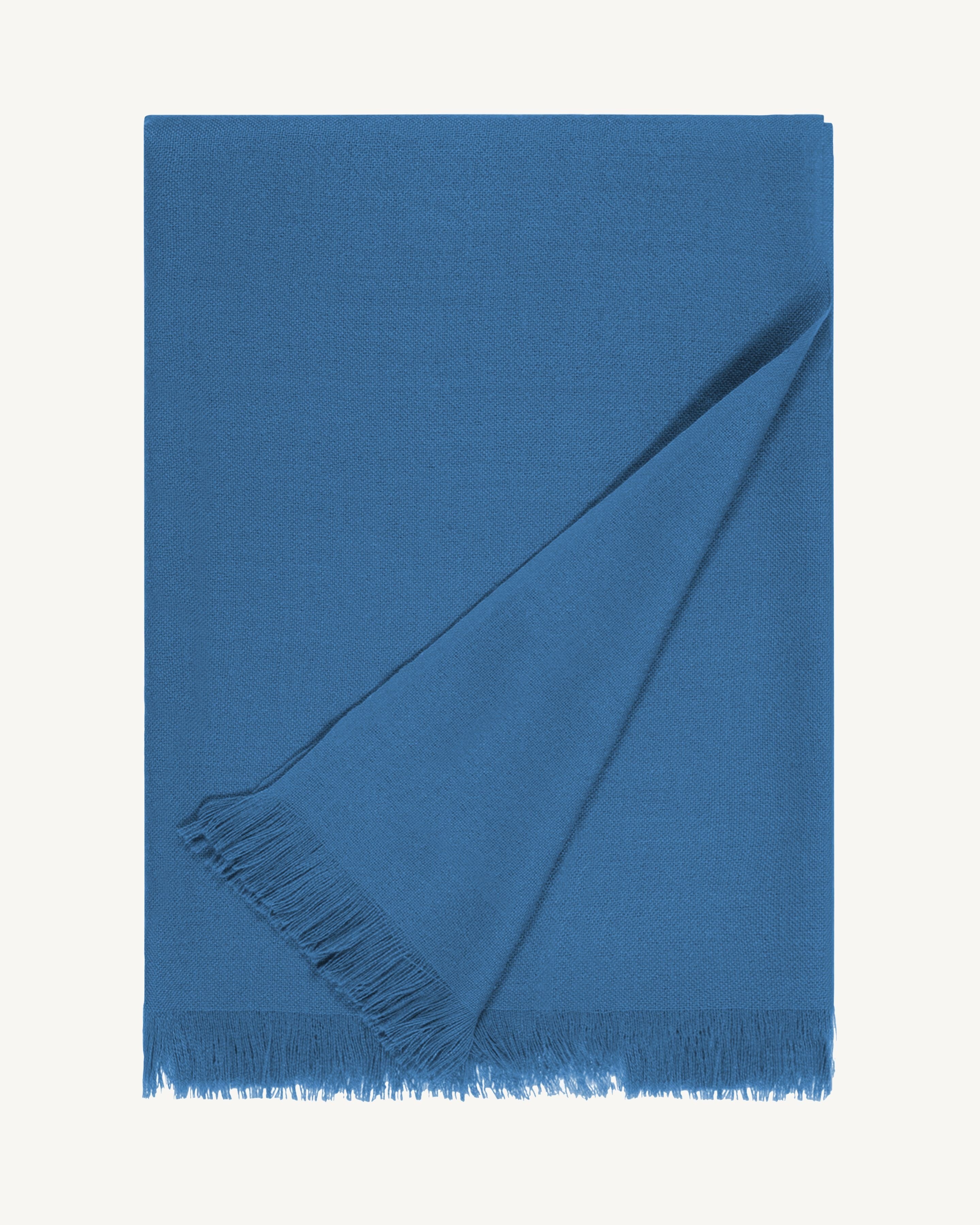 Etole en voile -BLEU DE DELFT-100% cachemire