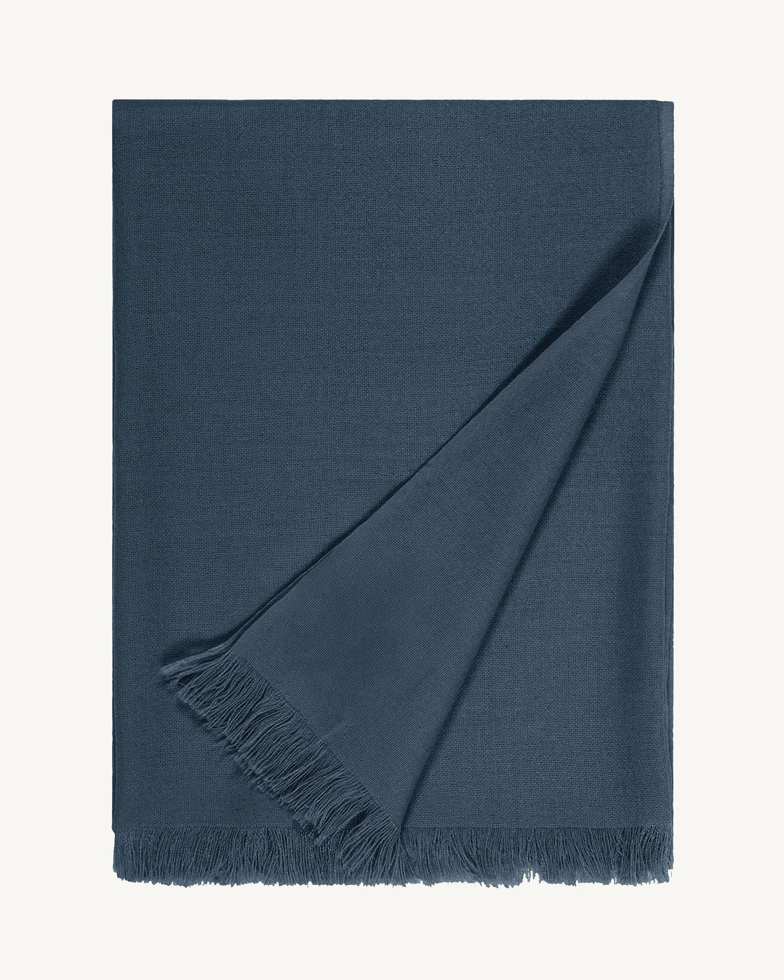Etole en voile -BLEU GRANIT-100% cachemire