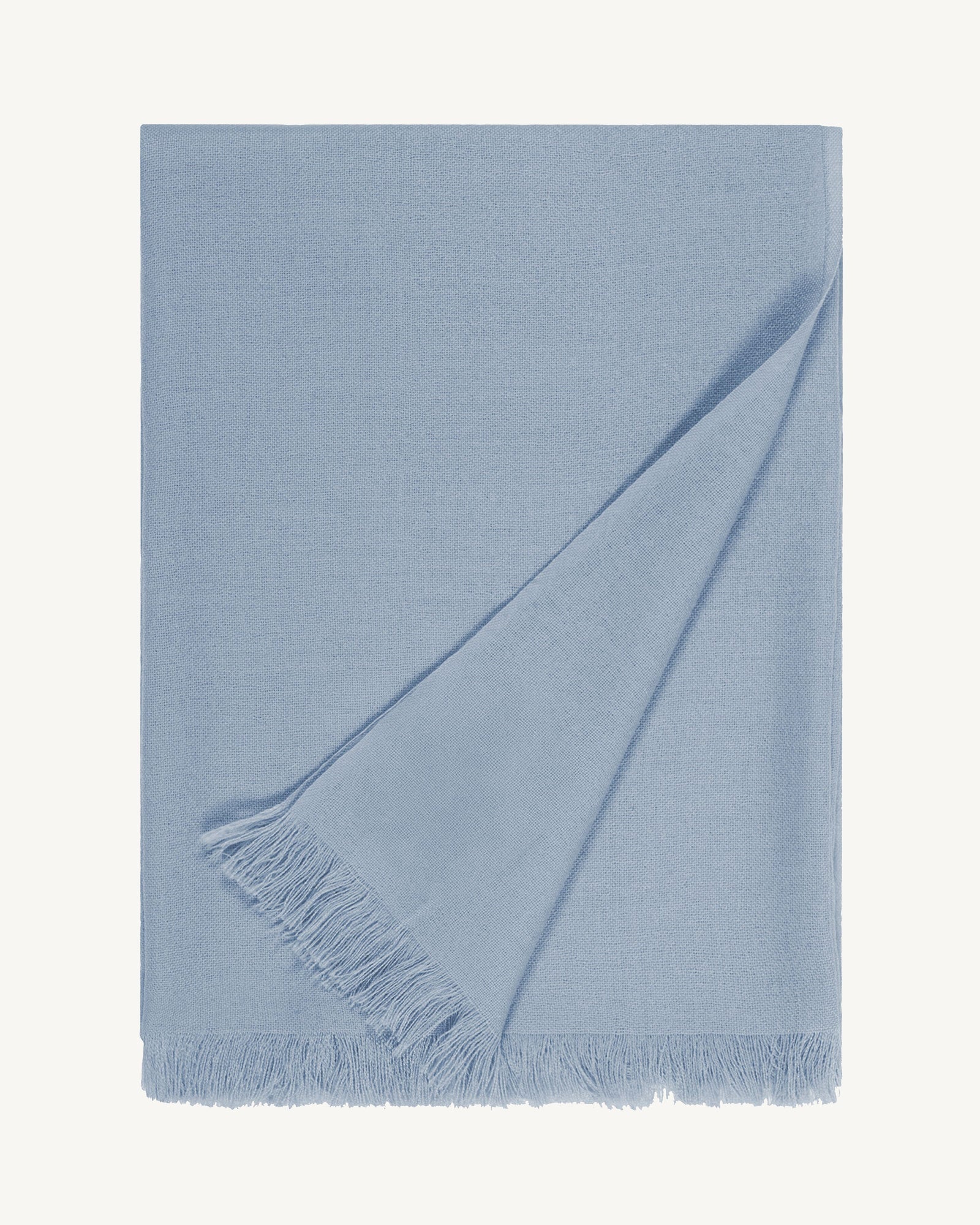 Etole en voile -BLEU GLACIER-100% cachemire