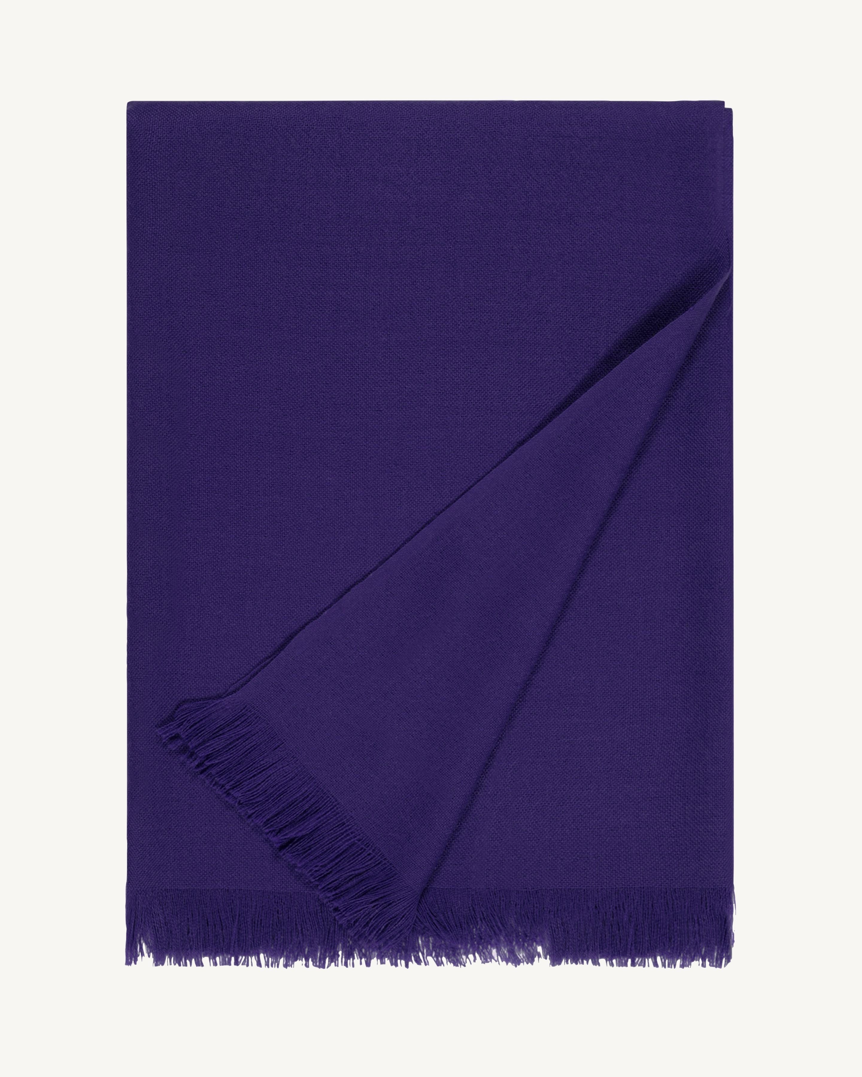 Etole en voile -ULTRAVIOLET-100% cachemire